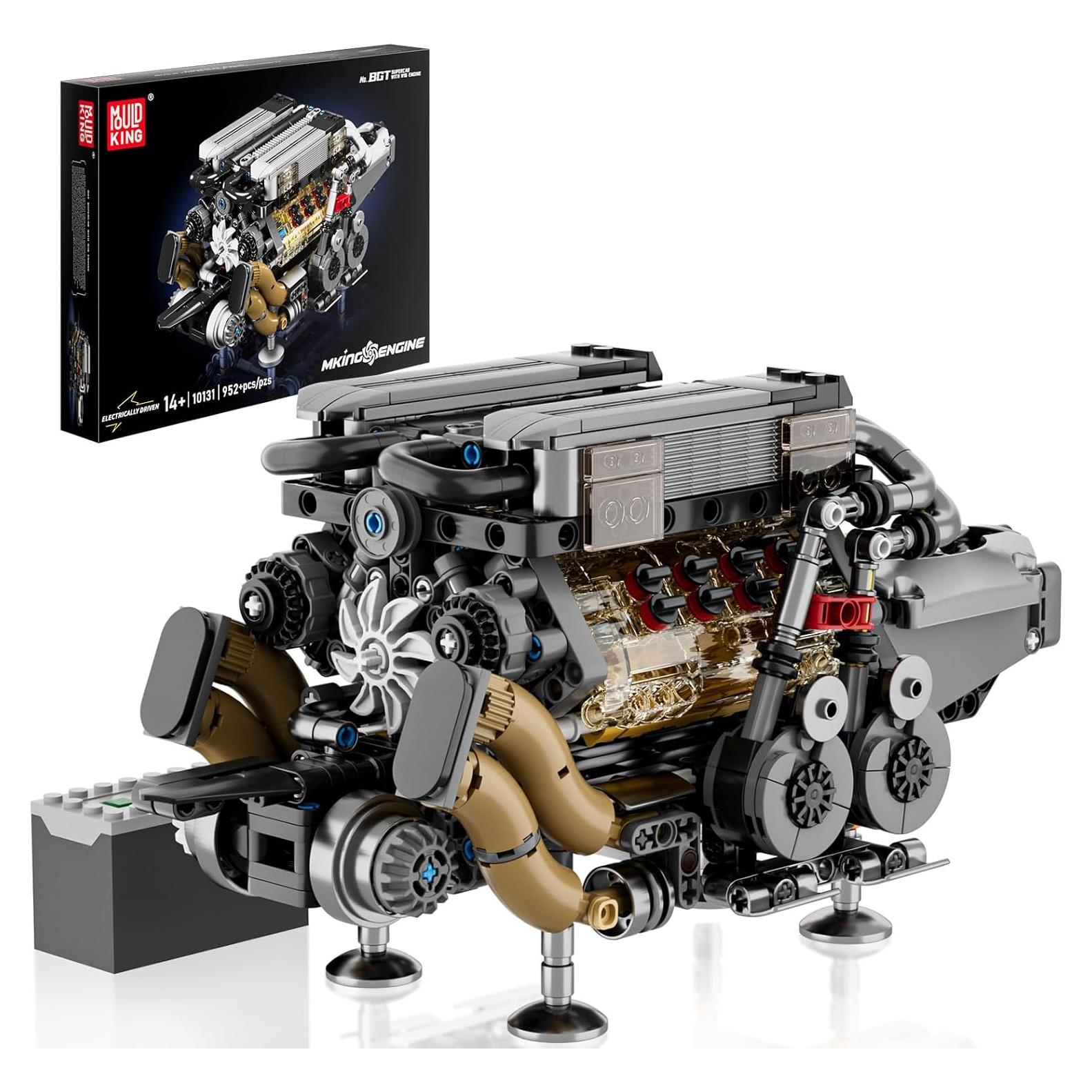 Motor W16 Mould King 10131 Set de Bloques 952 Pcs