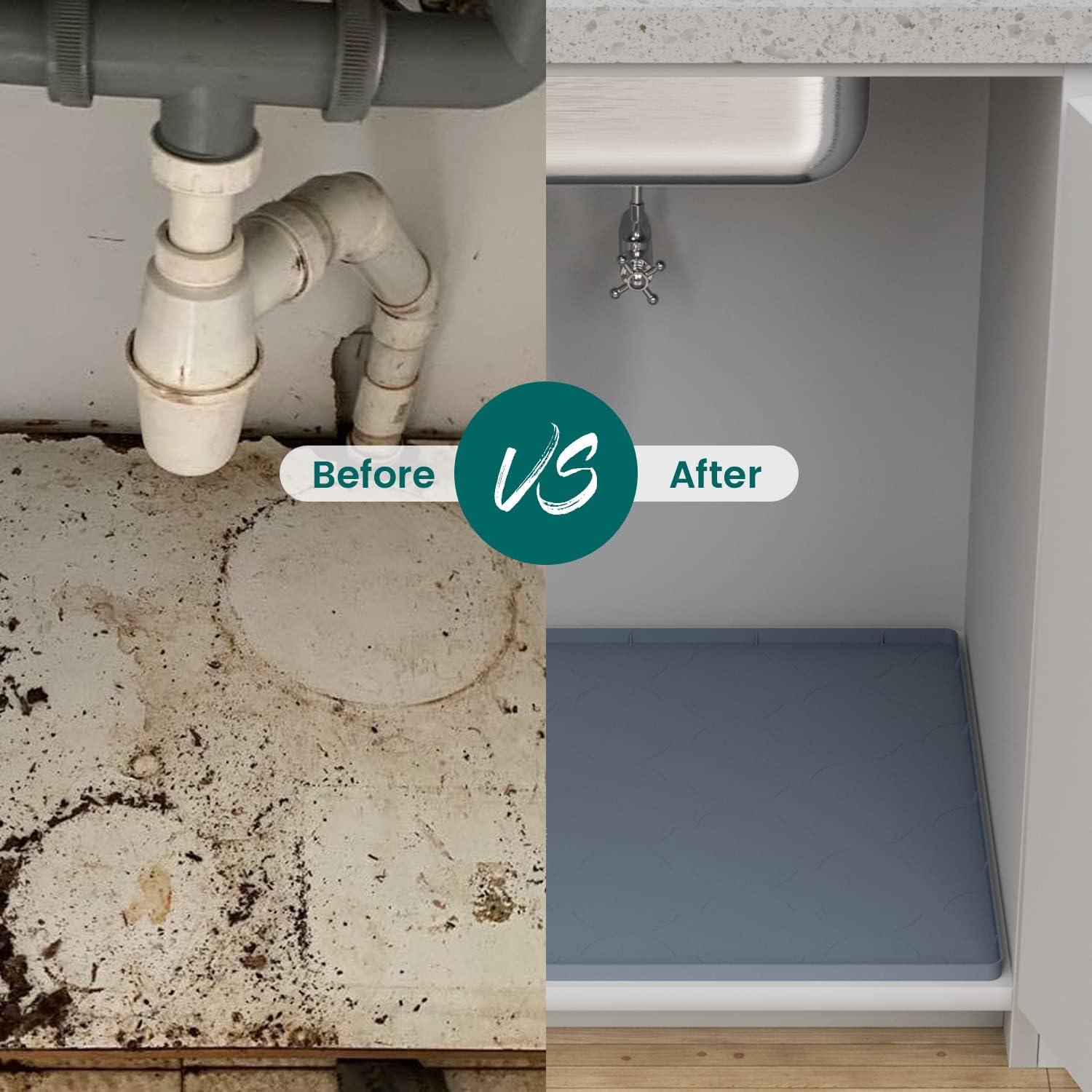 Alfombrilla Bajo Fregadero PandaTOP 71x56 cm Silicona Impermeable