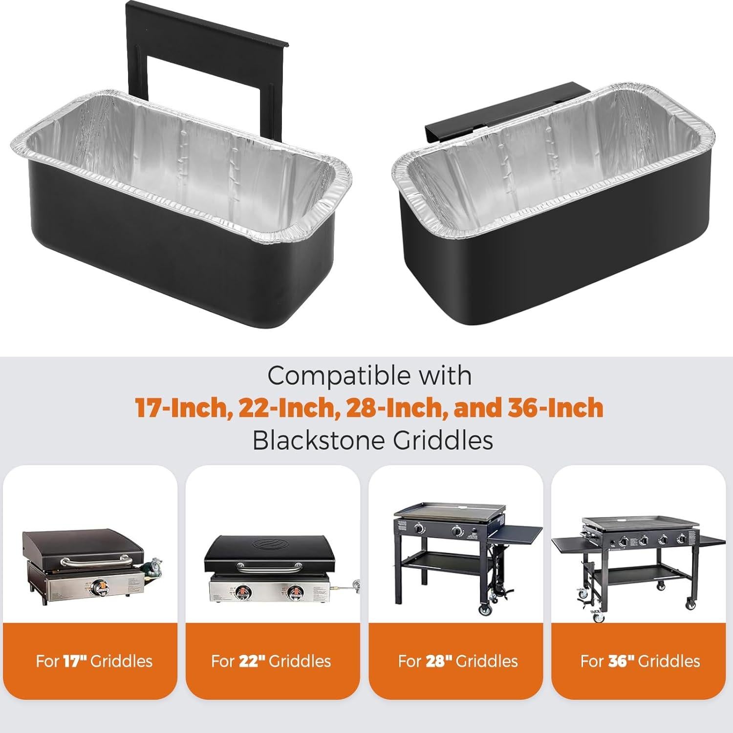 Juego de Trampa de Grasa Blackstone - Capturador Universal 20.3x10.4x9.9 cm