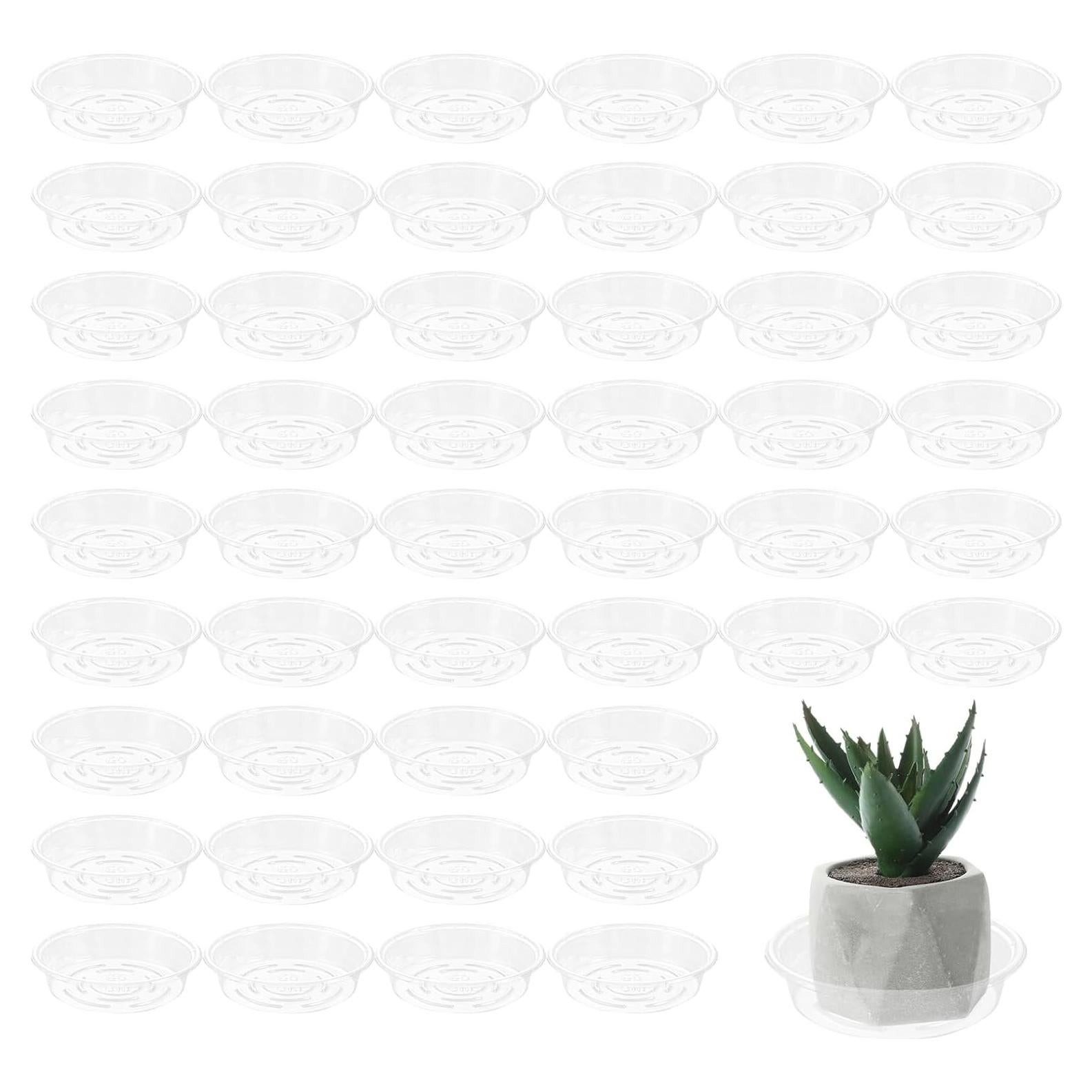 Platos para Plantas LUCPUR 15 cm - 50 Paquete Drenaje