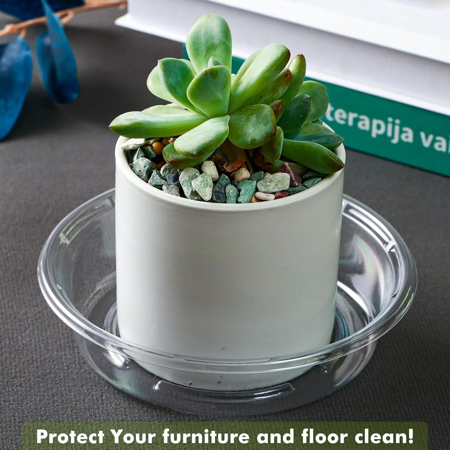 Platos para Plantas LUCPUR 15 cm - 50 Paquete Drenaje