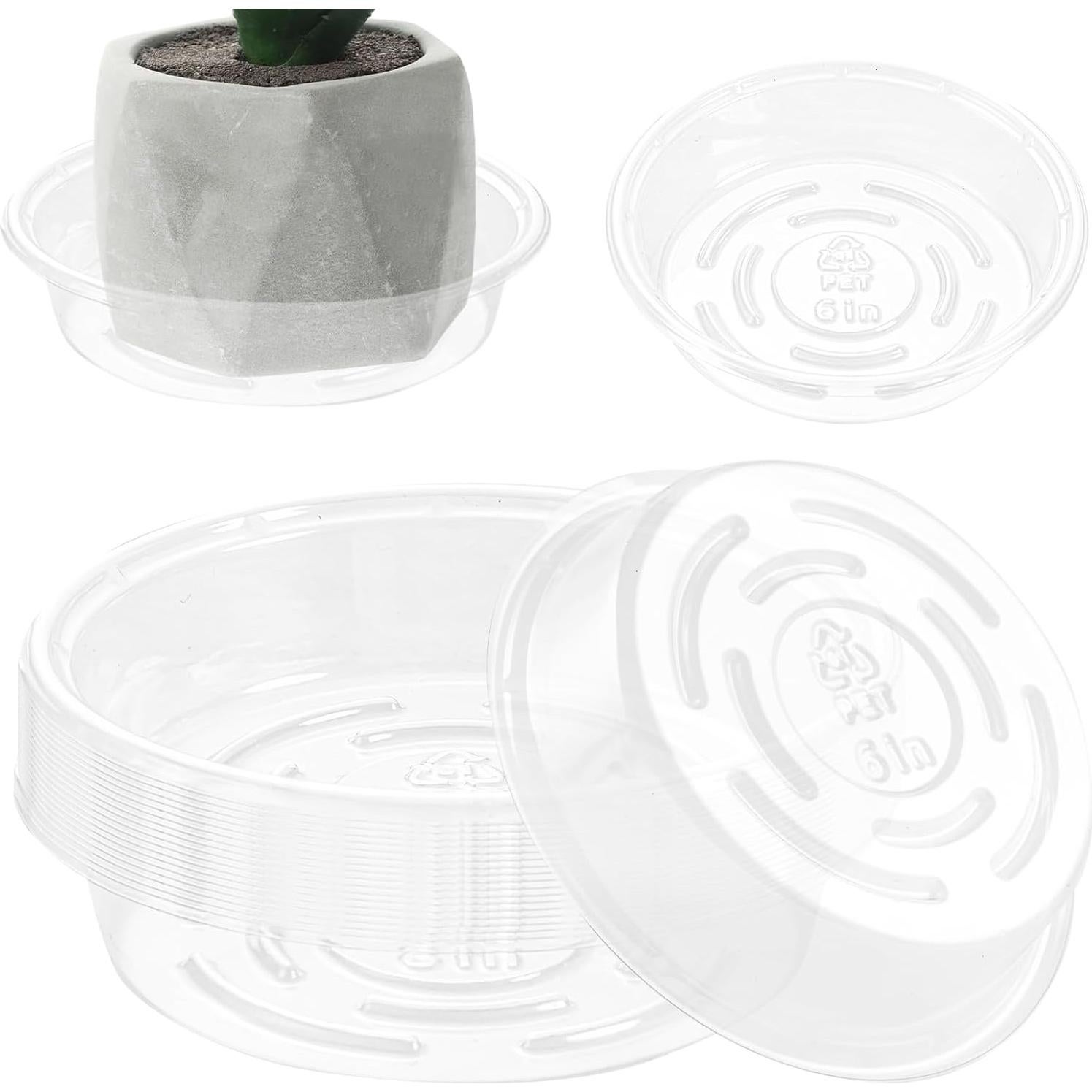 Platos para Plantas LUCPUR 15 cm - 50 Paquete Drenaje