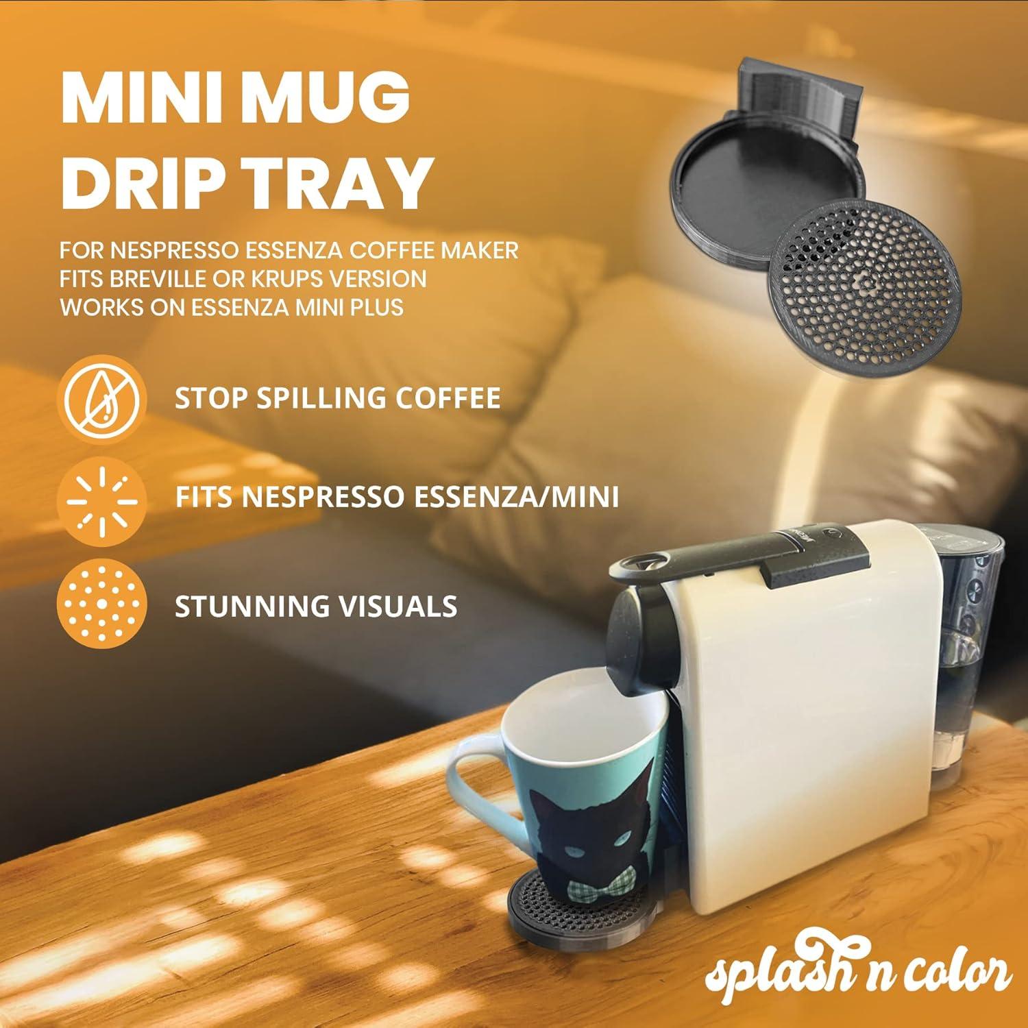 Bandeja de Goteo Mini Taza SplashNColor para Nespresso Essenza