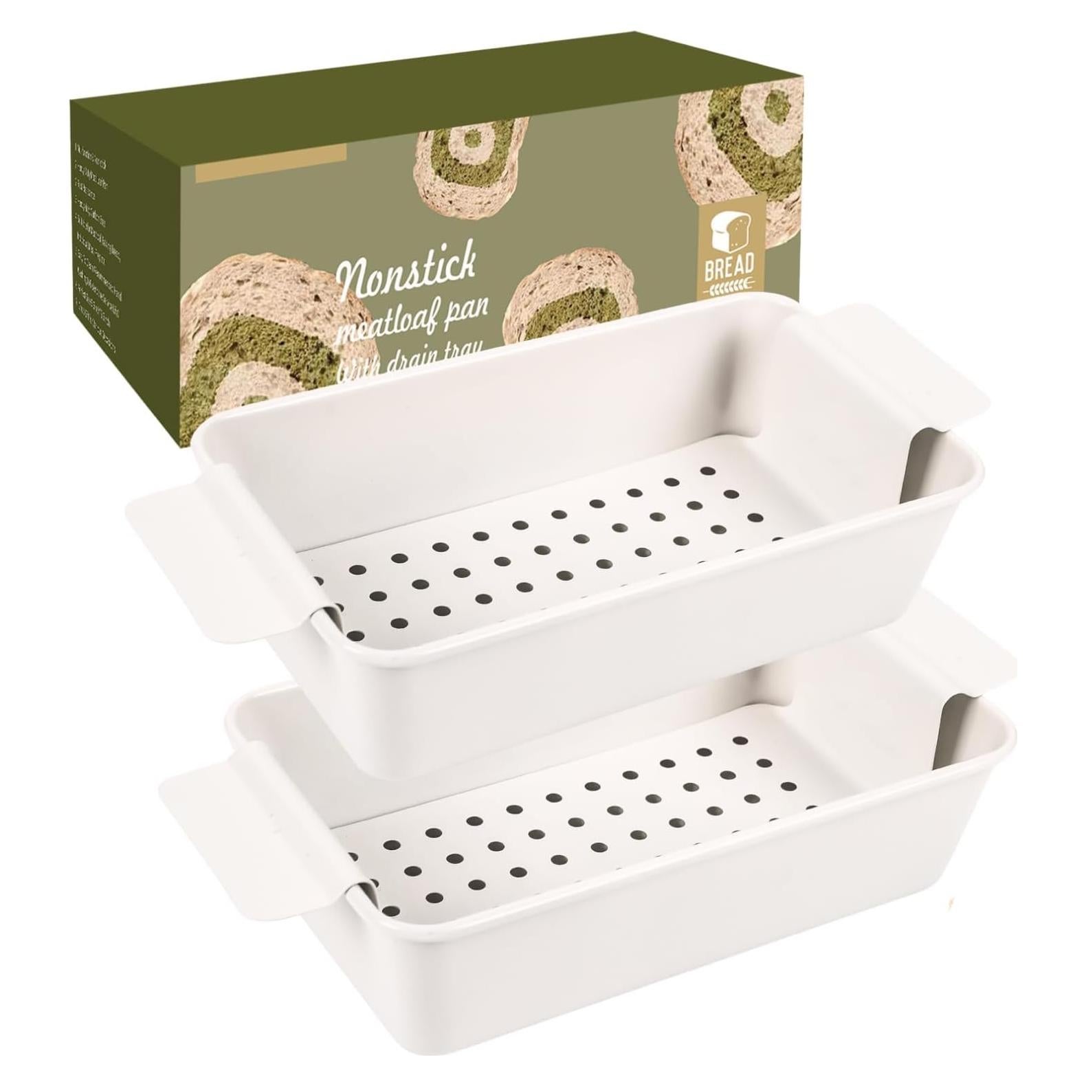 Bandeja para Pan de Carne Spmarkt Beige 2 Piezas 9x5 cm