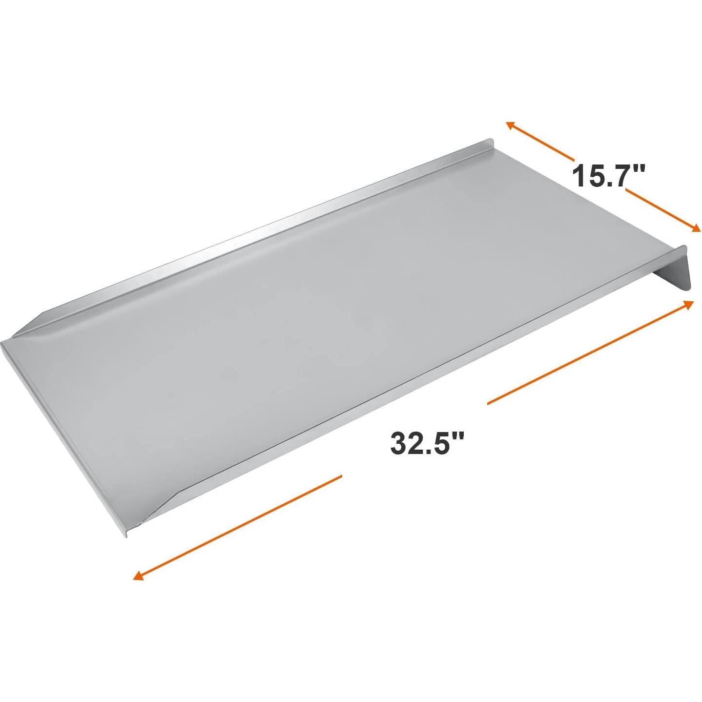 Bandeja de Goteo Grande Acero Inoxidable DELSbbq BAC-006 83 x 40 cm