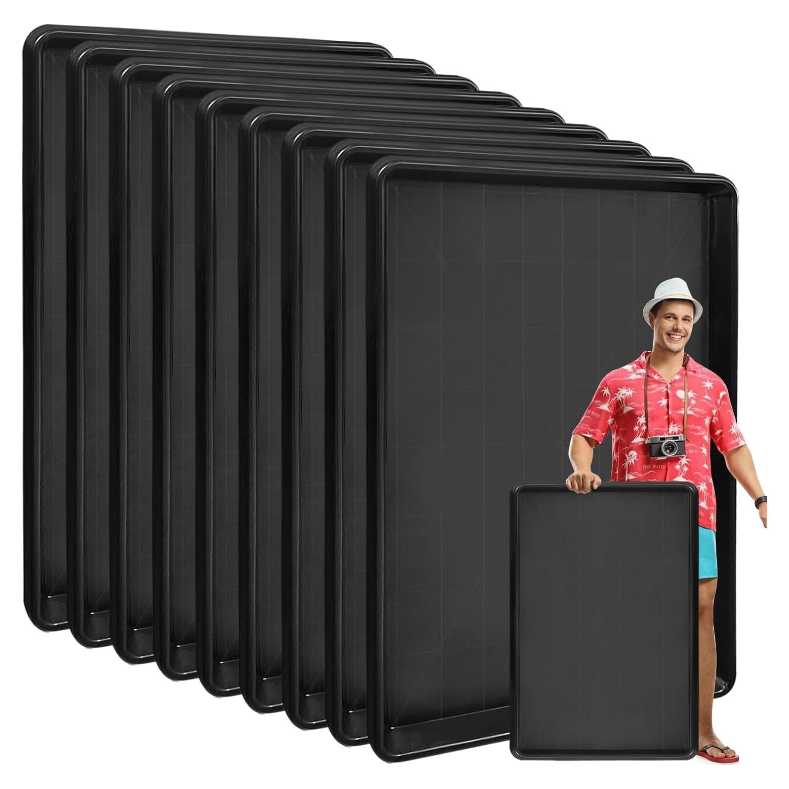 Bandeja de Goteo de Aceite Hlimior 9 Piezas Extra Grande 90x60 cm