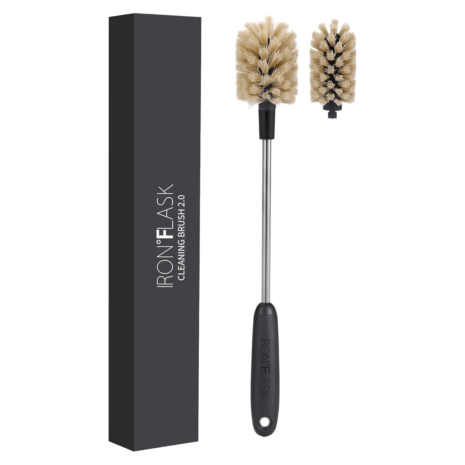 Cepillo de Limpieza para Botellas Iron Flask con Cabeza Extra