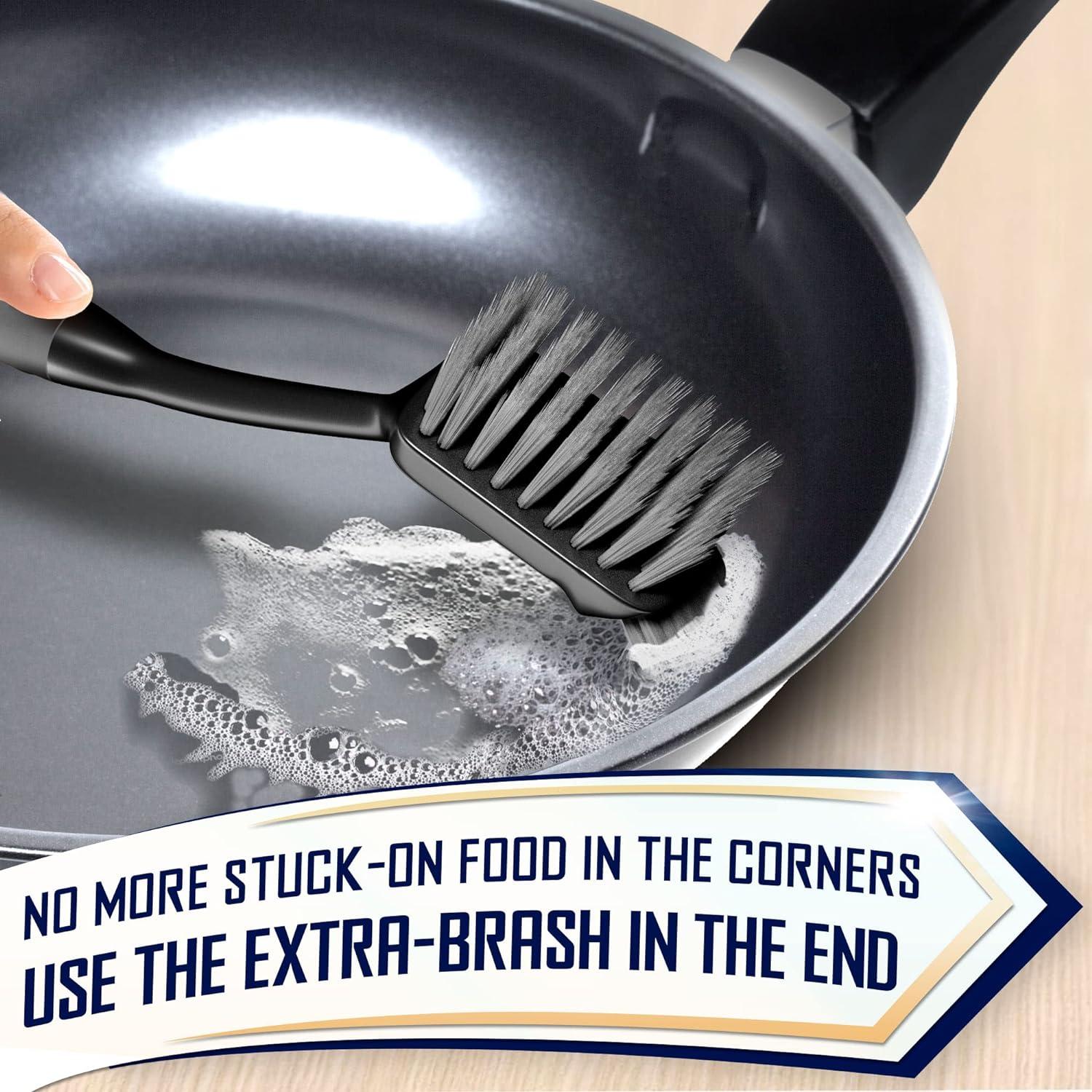 Juego de cepillos de cocina Trazon 4 piezas - limpieza fácil