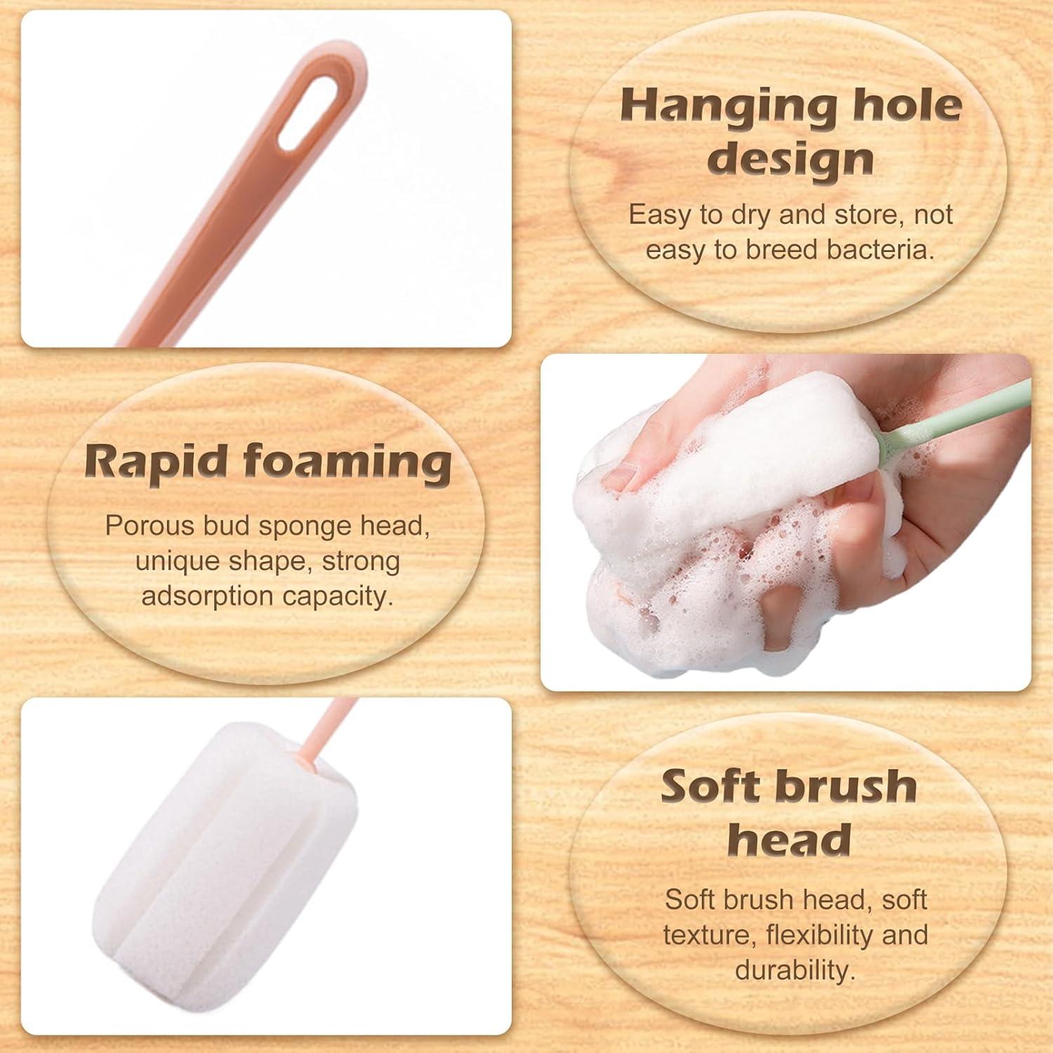 Set de 4 Cepillos Limpiadores de Botellas Inheming