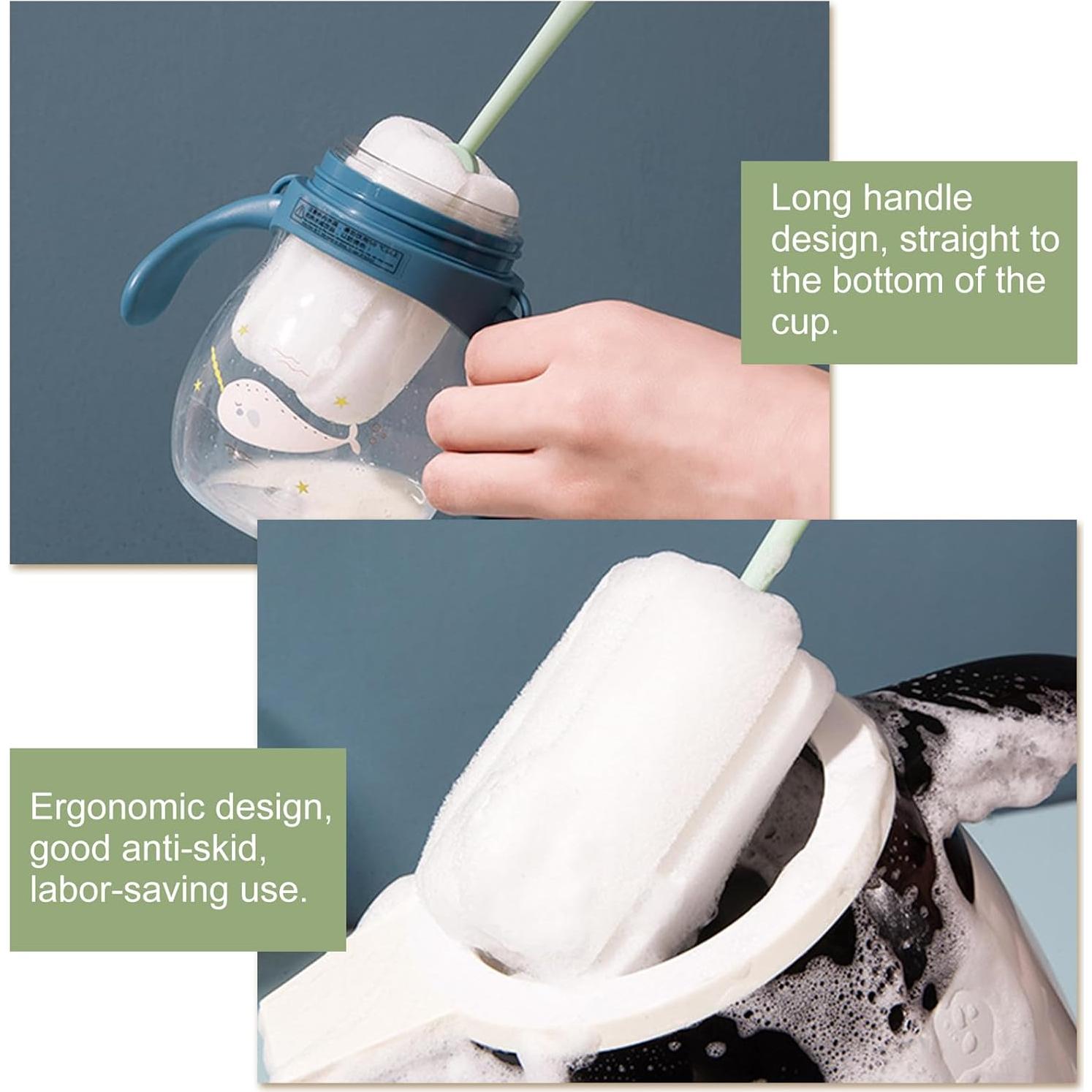 Set de 4 Cepillos Limpiadores de Botellas Inheming