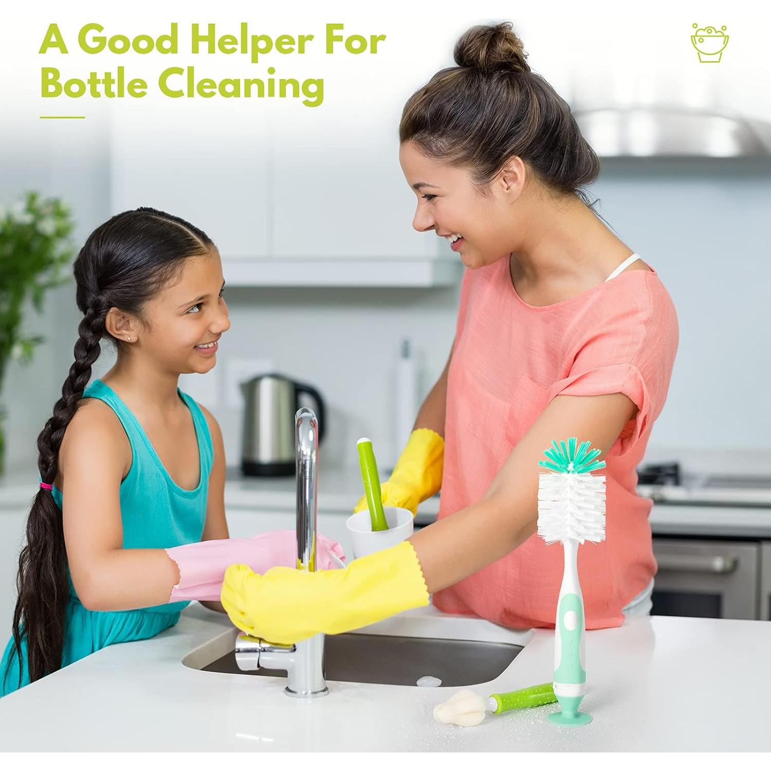 Juego de Cepillos para Biberones Carebabymore - 5 Piezas