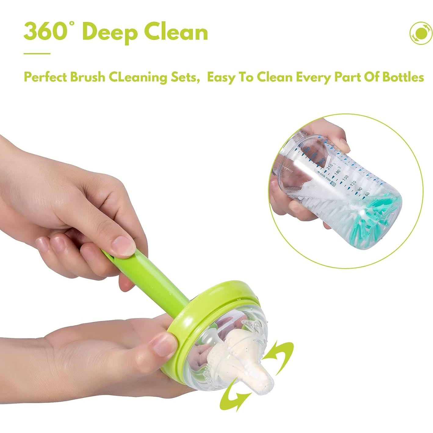 Juego de Cepillos para Biberones Carebabymore - 5 Piezas