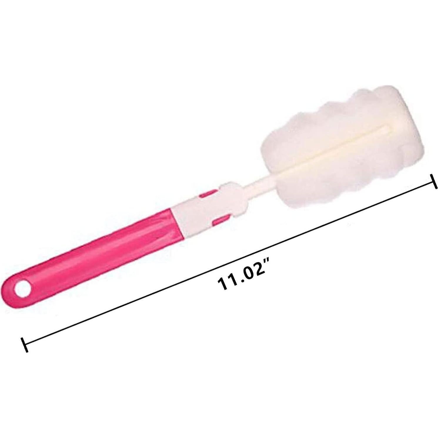 Cepillo para Botellas INVODA 4 Pcs, Limpieza Suave y Ecológica