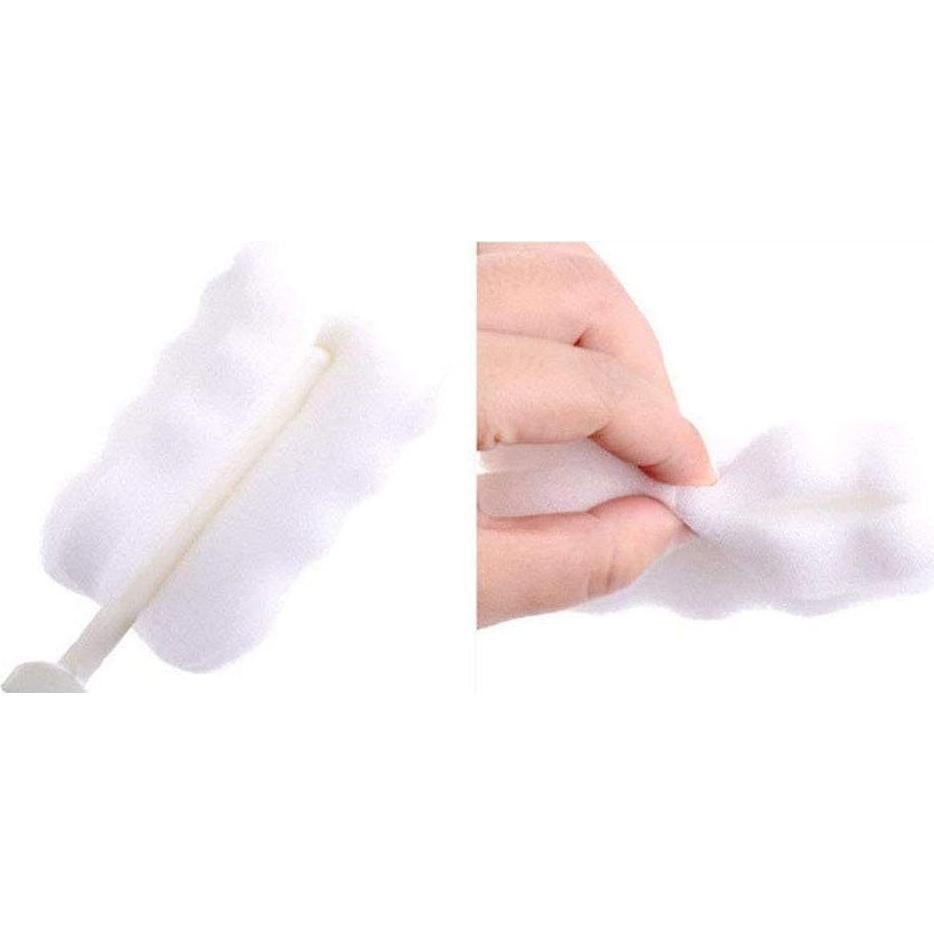 Cepillo para Botellas INVODA 4 Pcs, Limpieza Suave y Ecológica