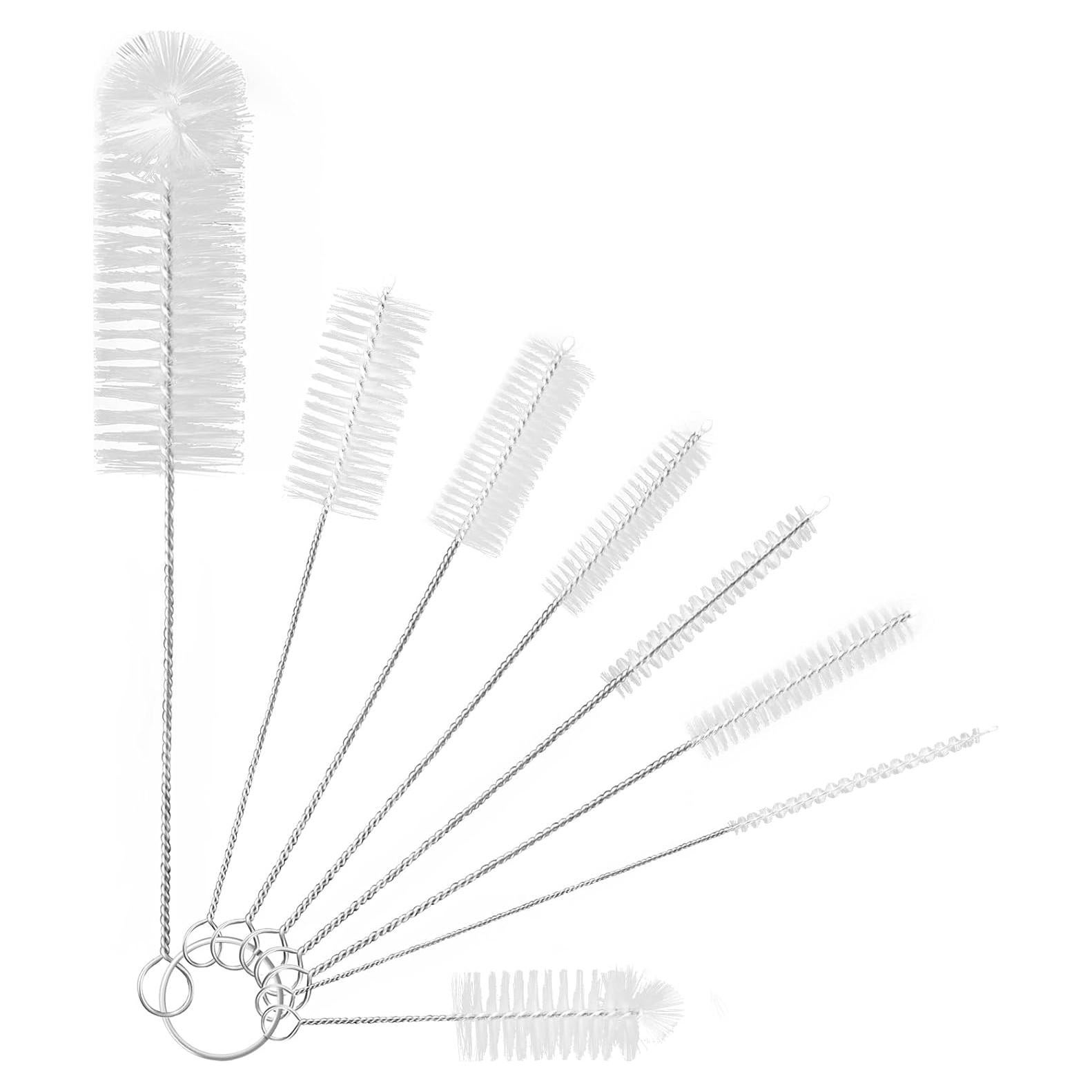 Juego de 8 Cepillos Limpiadores de Botellas y Pajitas Yolaist