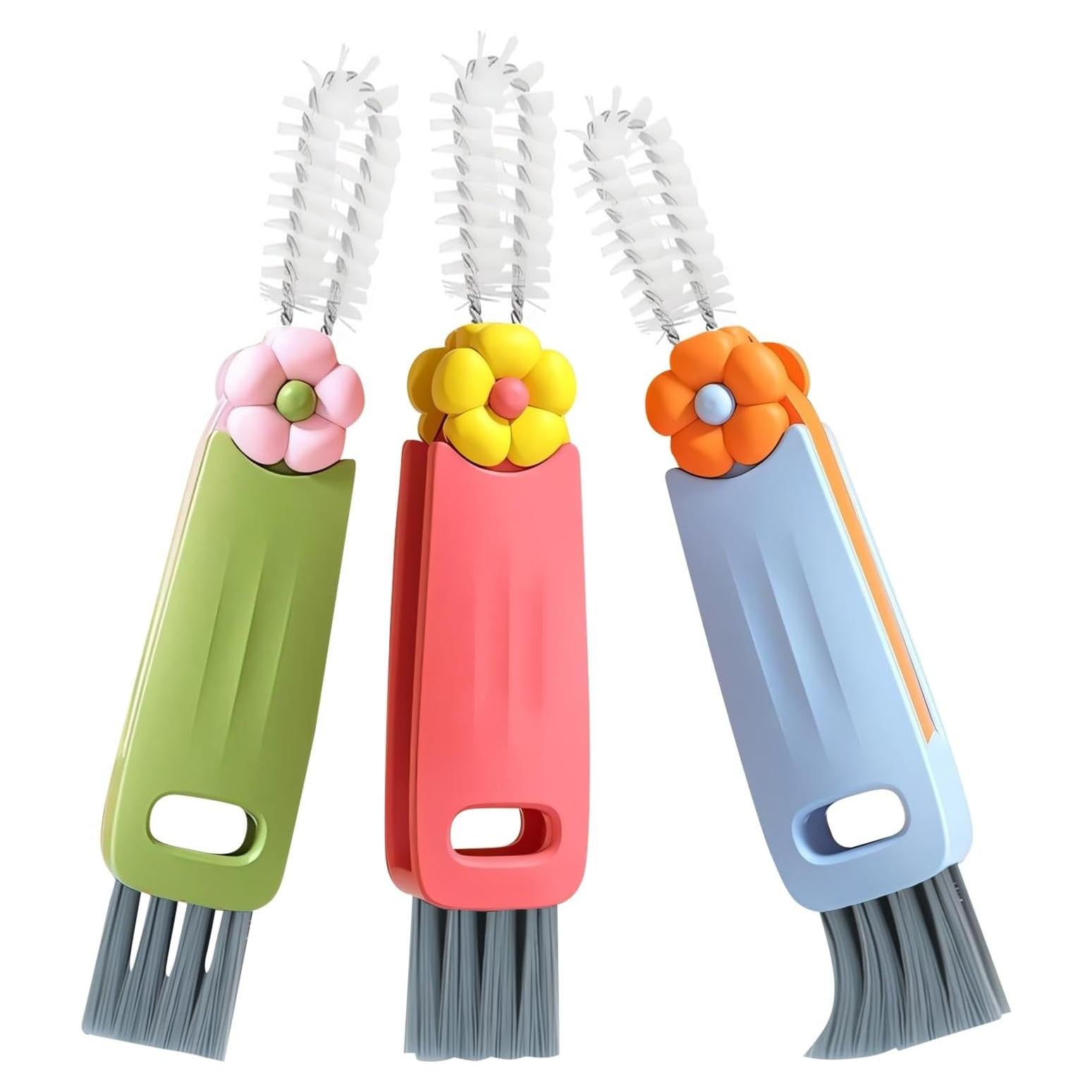 Cepillo de limpieza 3 en 1 NONENDU para tazas y botellas
