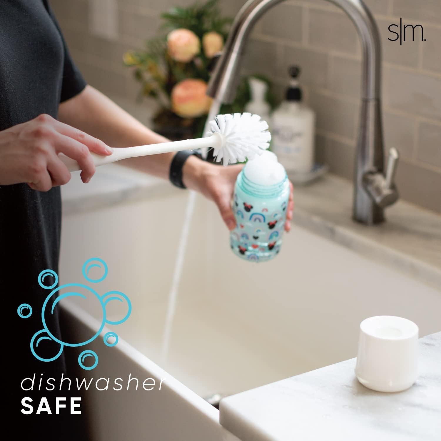 Cepillo de Botellas Simple Moderno Gris Salvia 35 cm