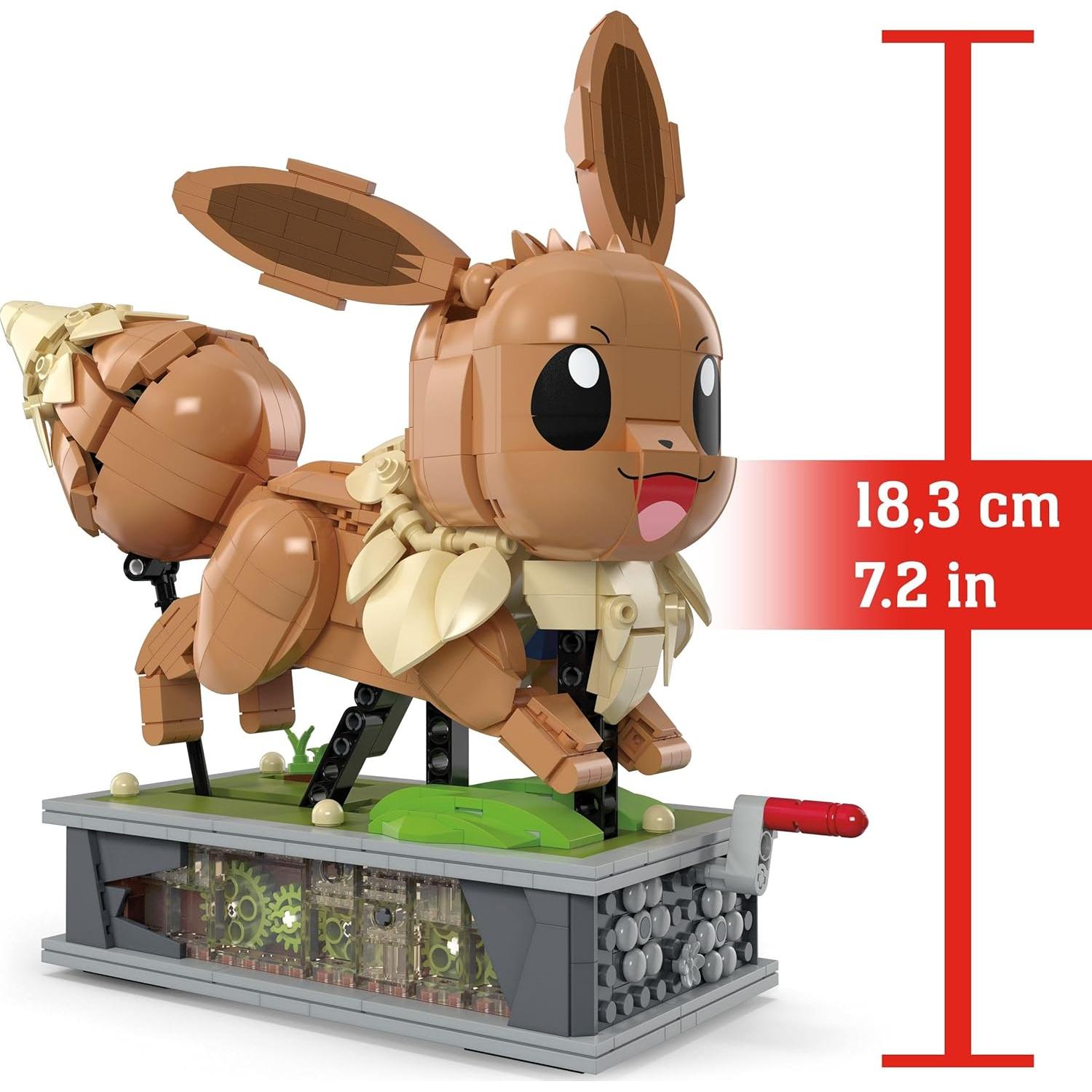 Figura de Acción MEGA Pokémon Eevee 1366 Piezas con Movimiento