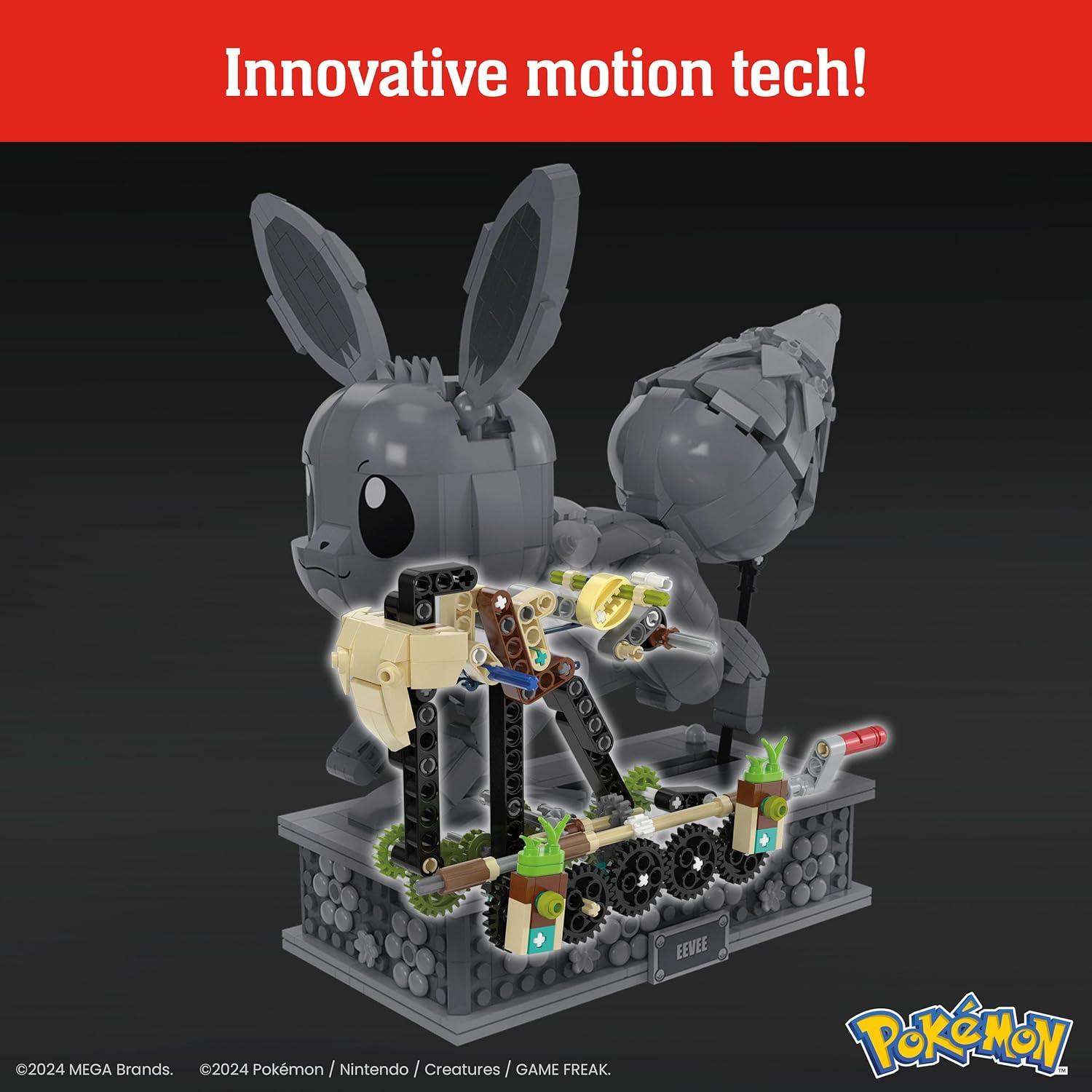 Figura de Acción MEGA Pokémon Eevee 1366 Piezas con Movimiento