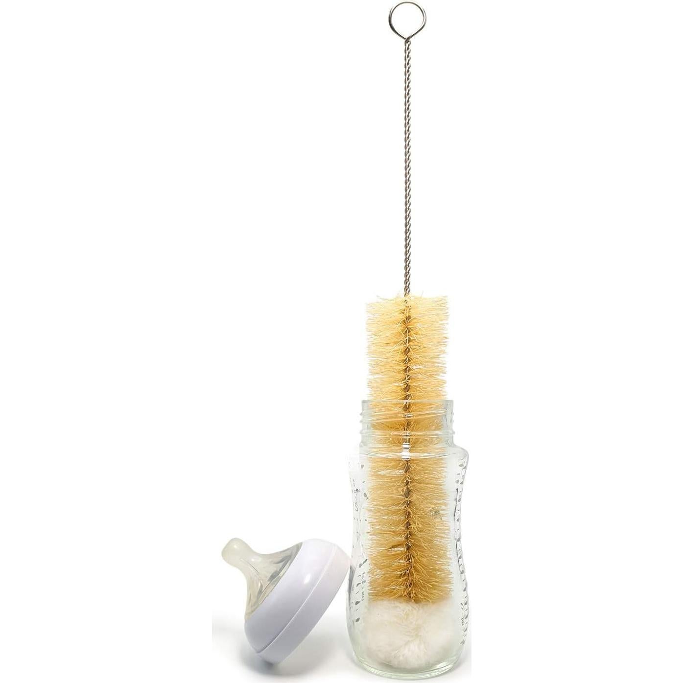 Juego de Cepillos Limpiadores de Botellas Bambaw - 4 Piezas