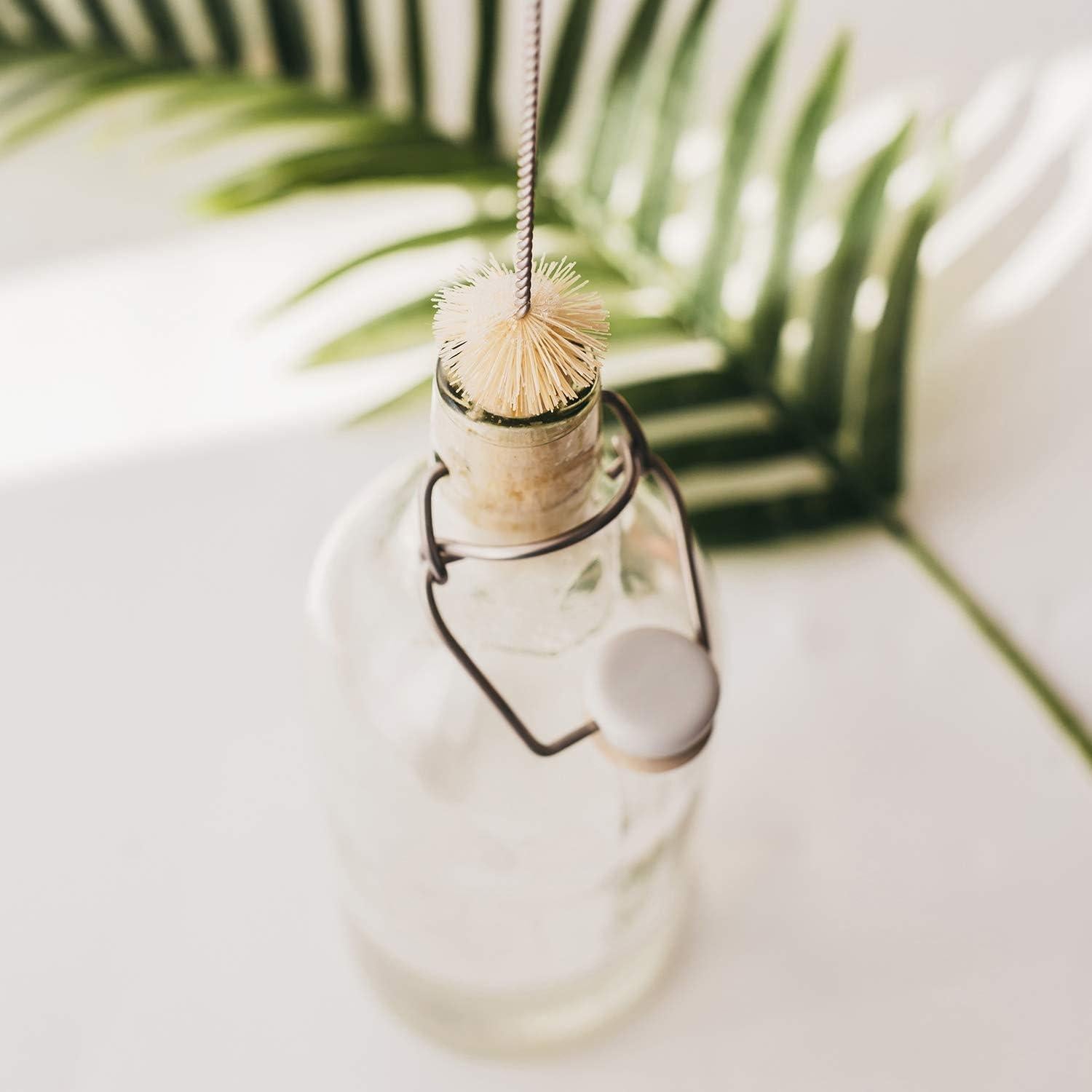 Juego de Cepillos Limpiadores de Botellas Bambaw - 4 Piezas