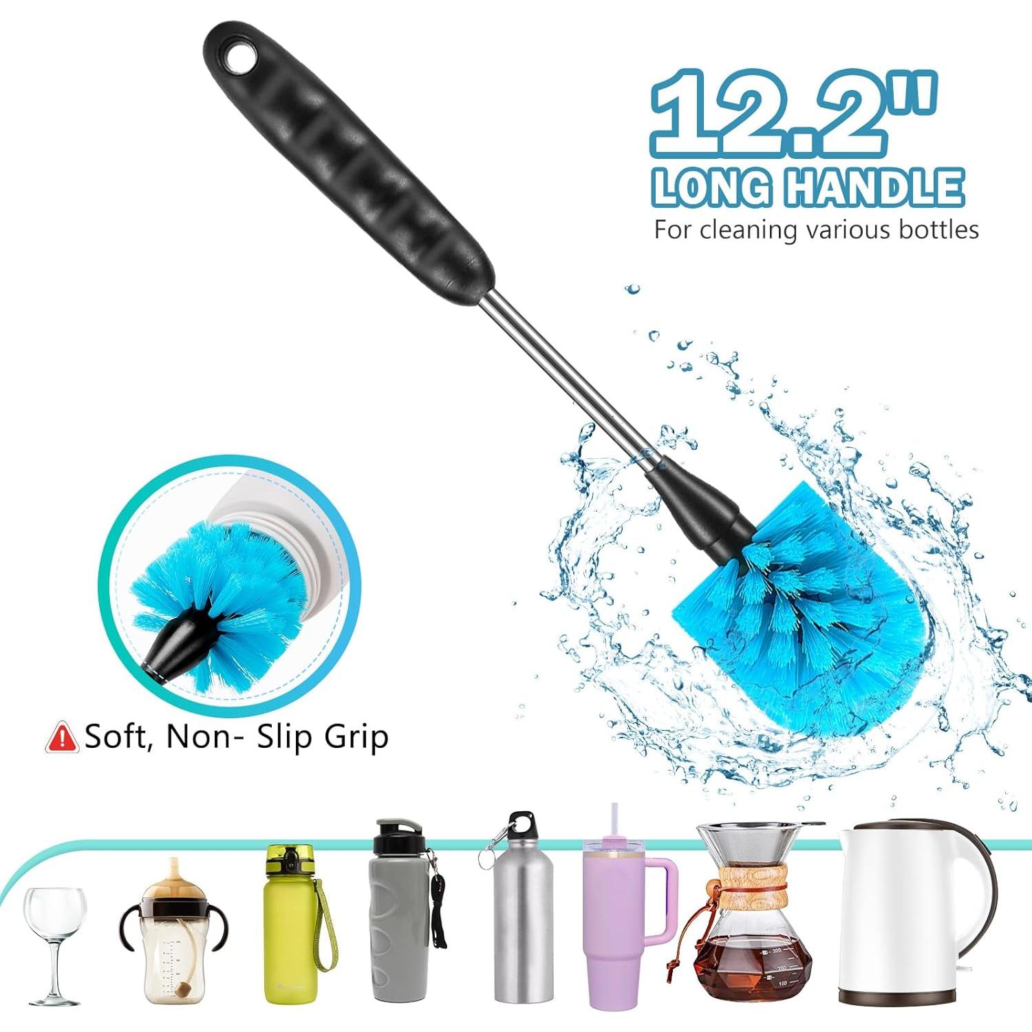 Juego de cepillos para botellas Rkddo 3 en 1 30.99 cm