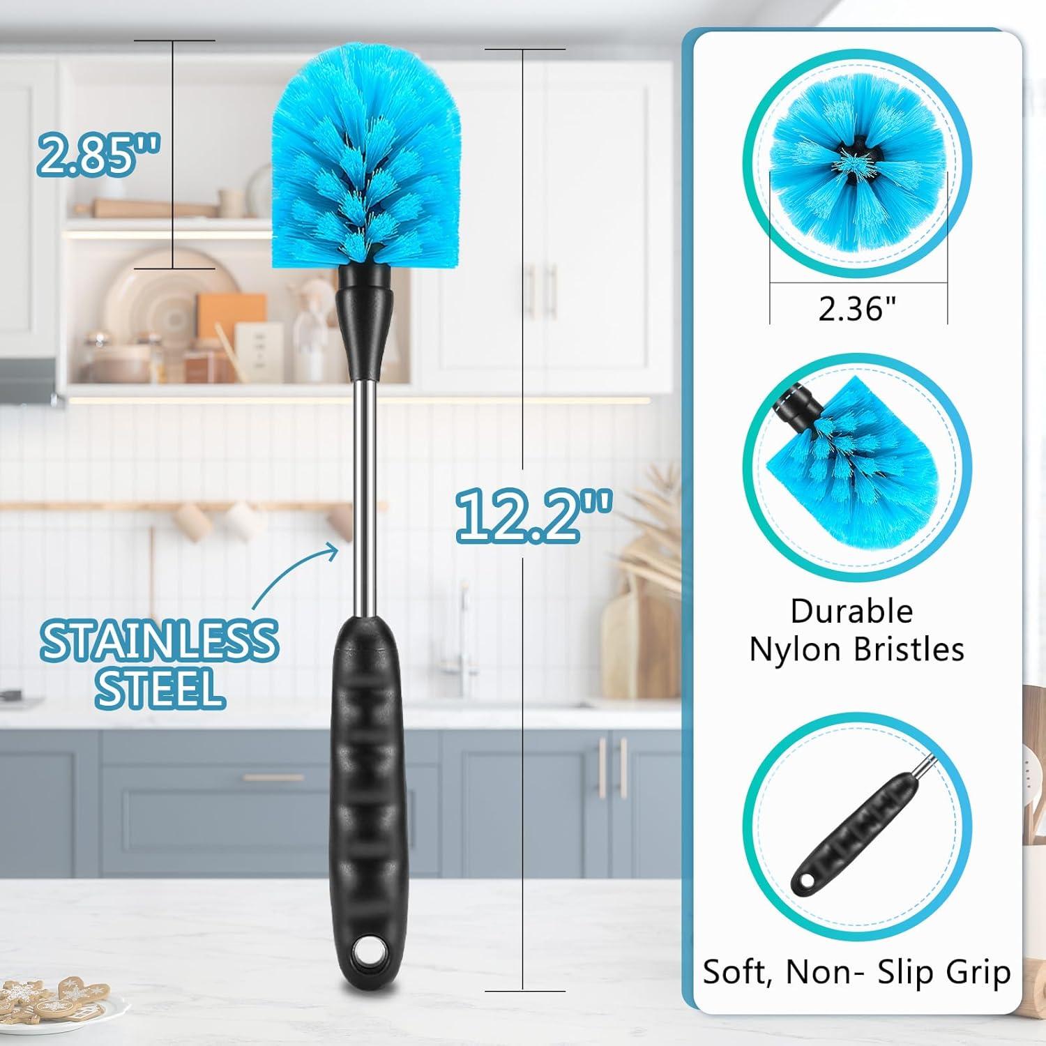 Juego de cepillos para botellas Rkddo 3 en 1 30.99 cm