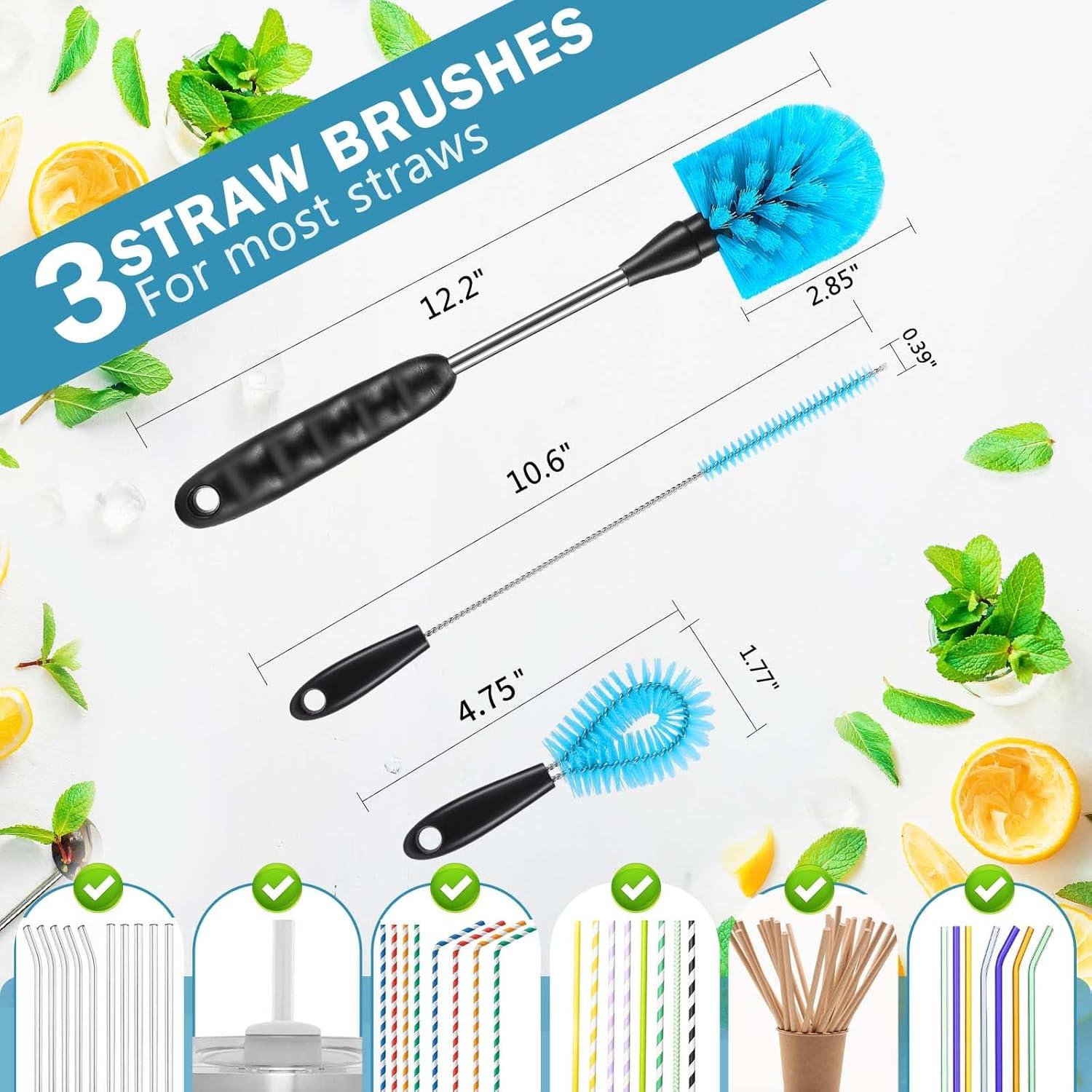 Juego de cepillos para botellas Rkddo 3 en 1 30.99 cm