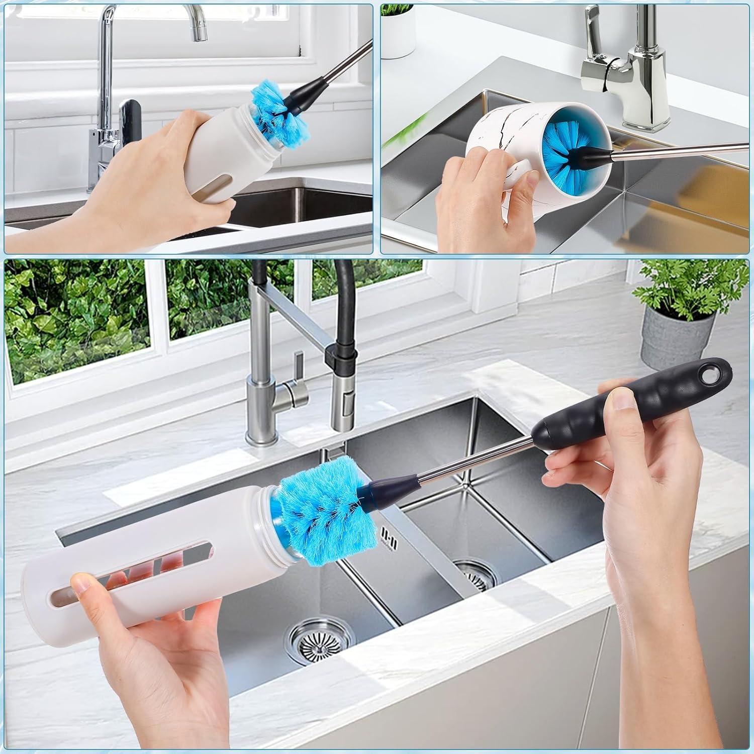 Juego de cepillos para botellas Rkddo 3 en 1 30.99 cm