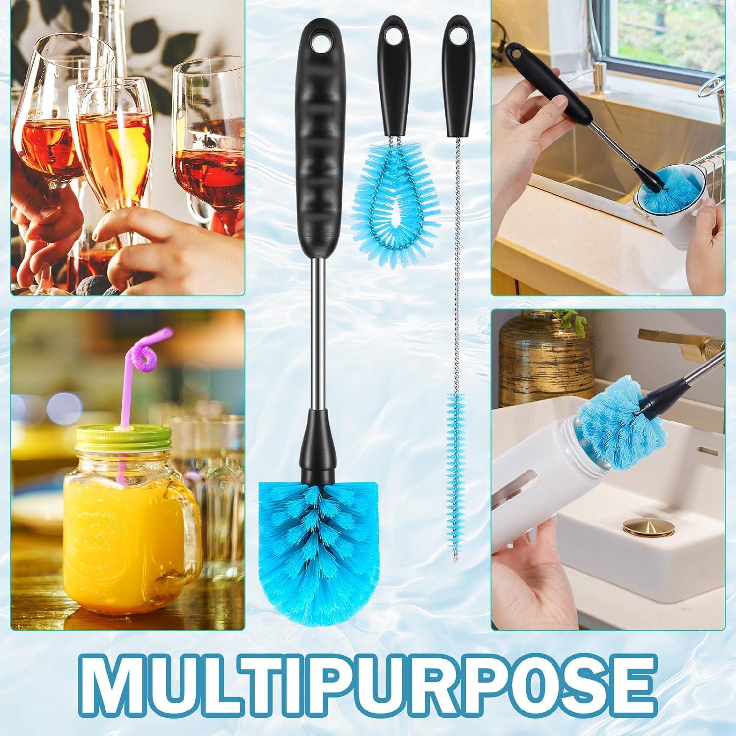 Juego de cepillos para botellas Rkddo 3 en 1 30.99 cm