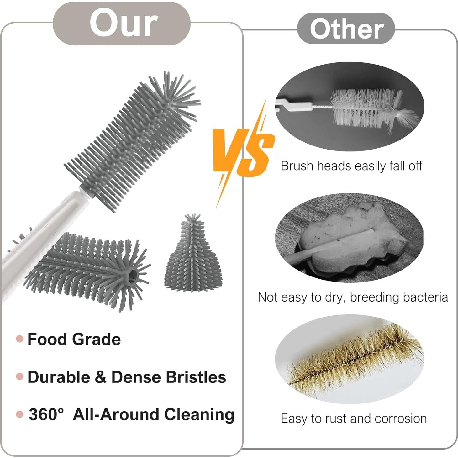 Set de Limpiador de Biberones 6 en 1 YomauiYee - Silicona