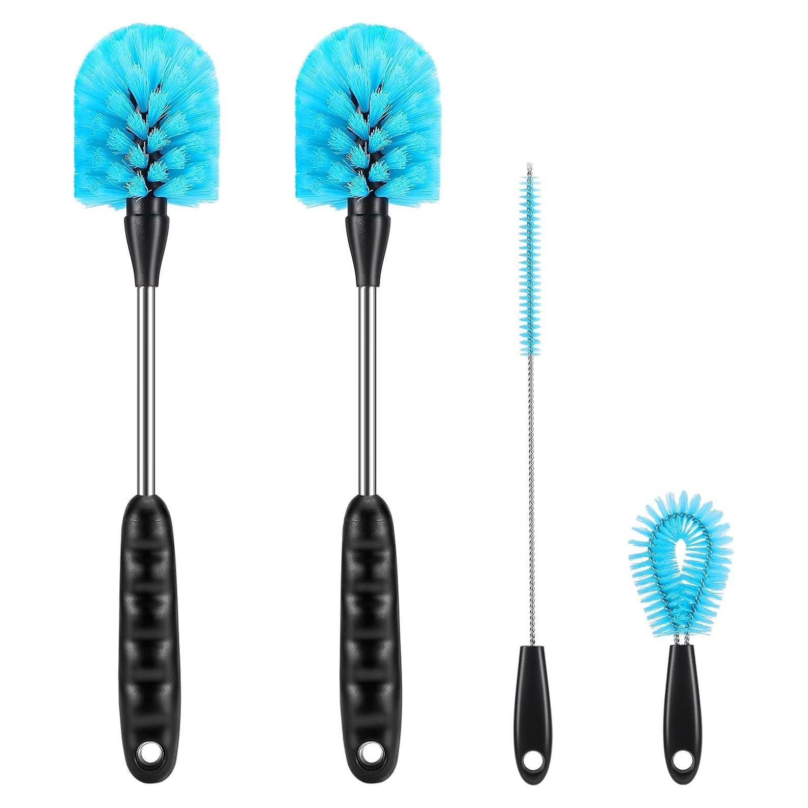 Juego de Cepillos para Botellas UNIFUN 4 Piezas Acero Inoxidable