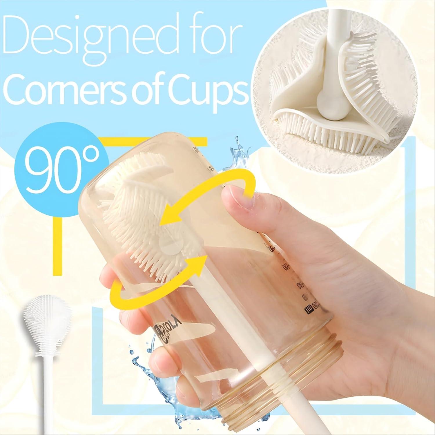 Juego de 8 Cepillos Limpiadores de Botellas Dosanlues