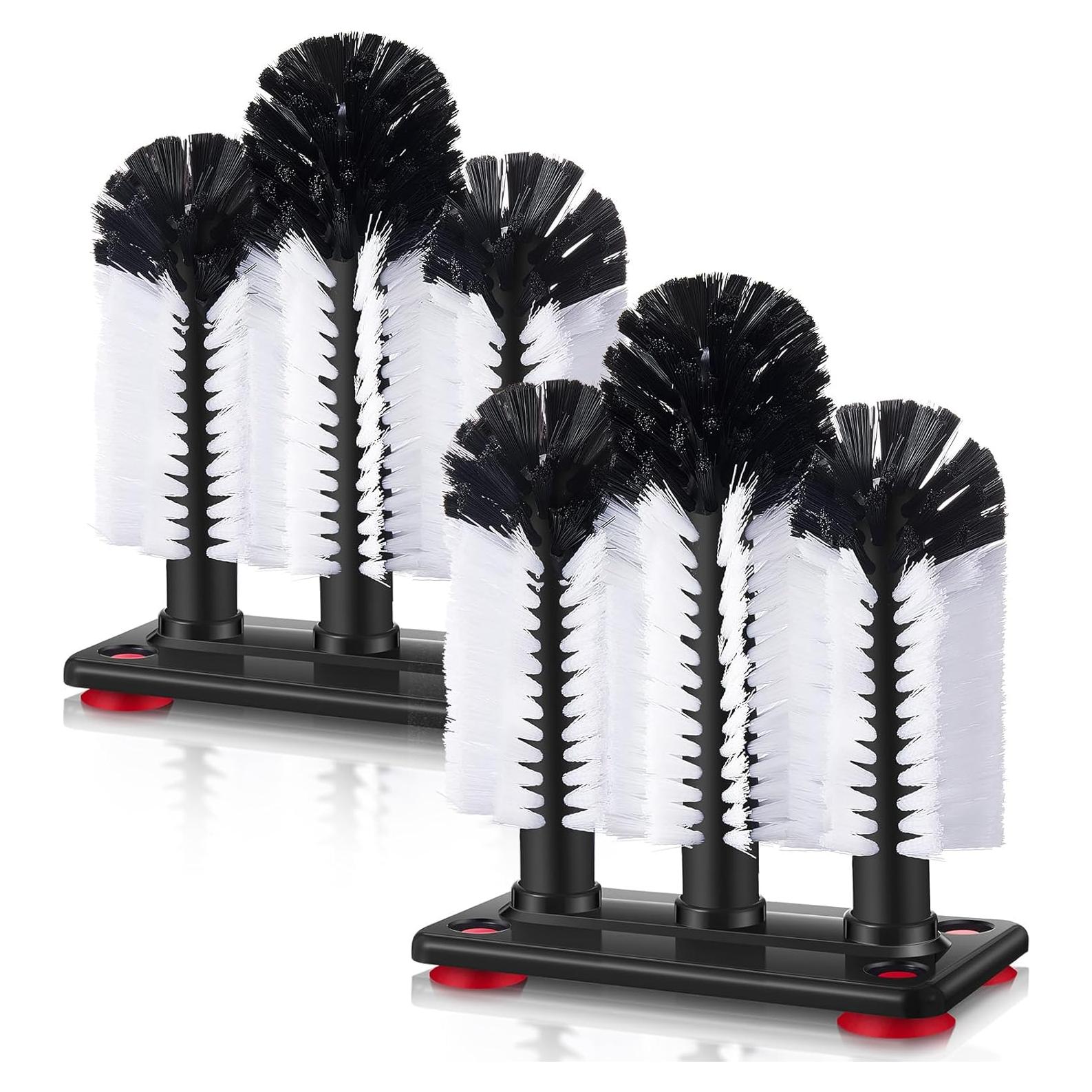 Havawish Cepillo Limpiador de Botellas y Copas - 2 Piezas