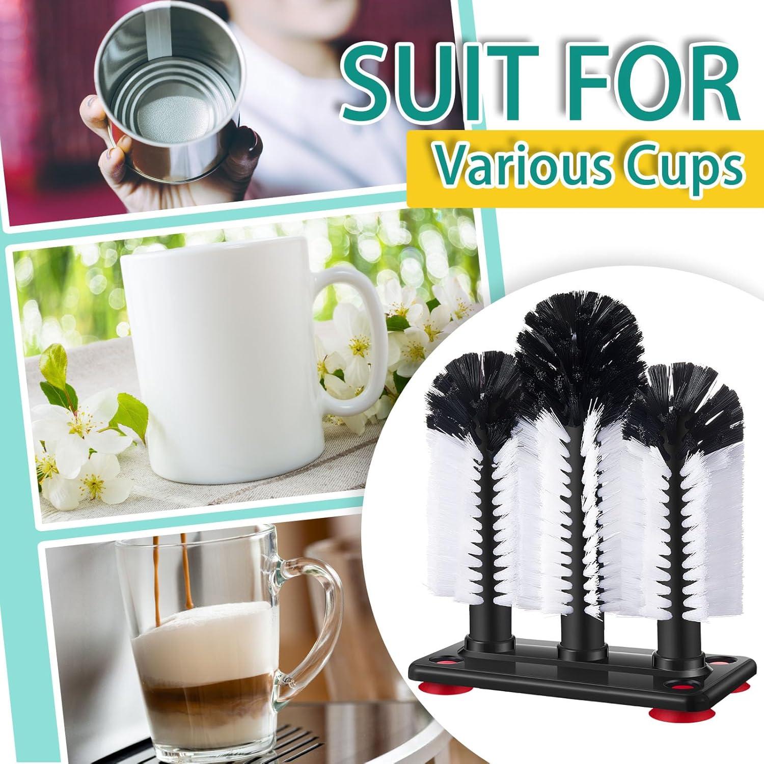 Havawish Cepillo Limpiador de Botellas y Copas - 2 Piezas