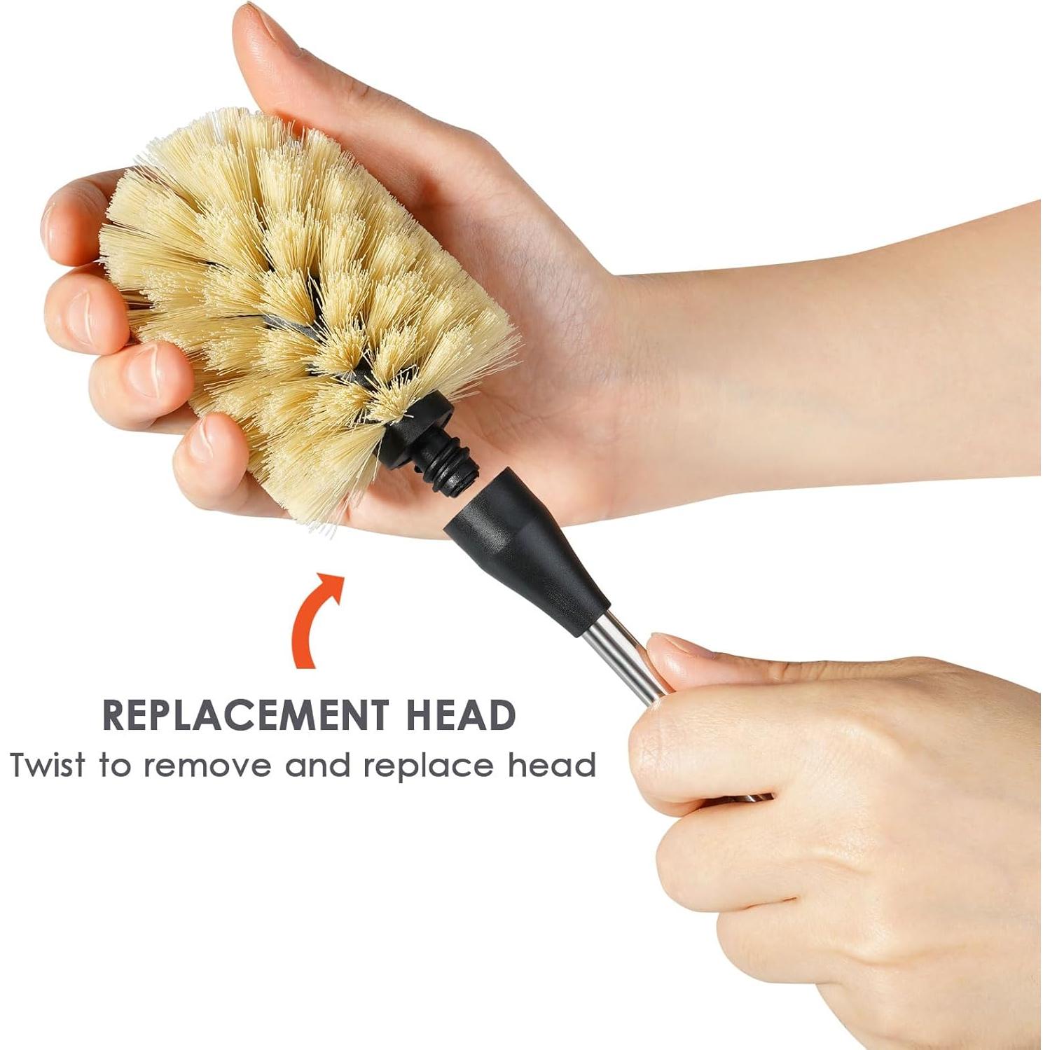 Cepillo de Limpieza para Botellas Purtribe 33 cm Reemplazable