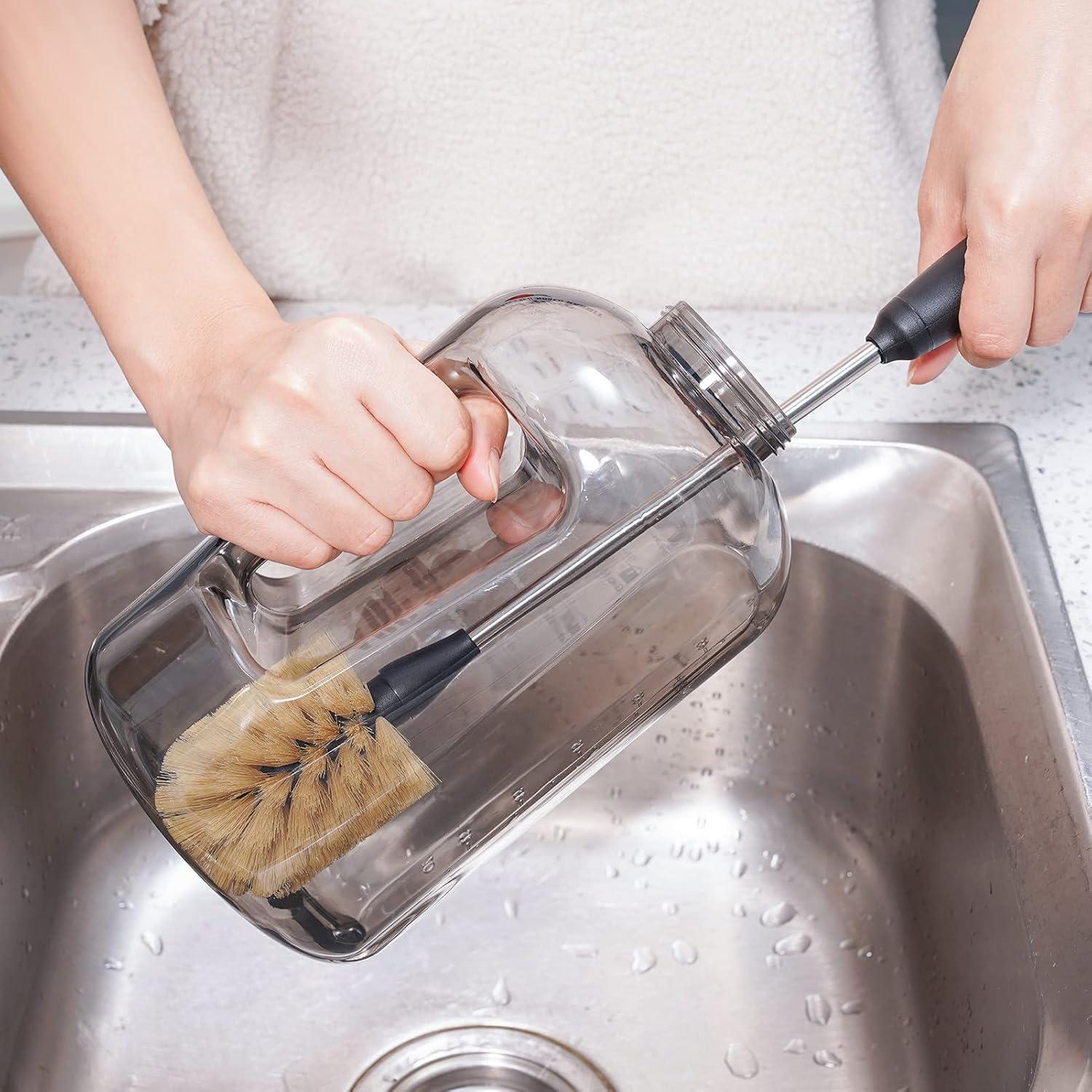 Cepillo de Limpieza para Botellas Purtribe 33 cm Reemplazable