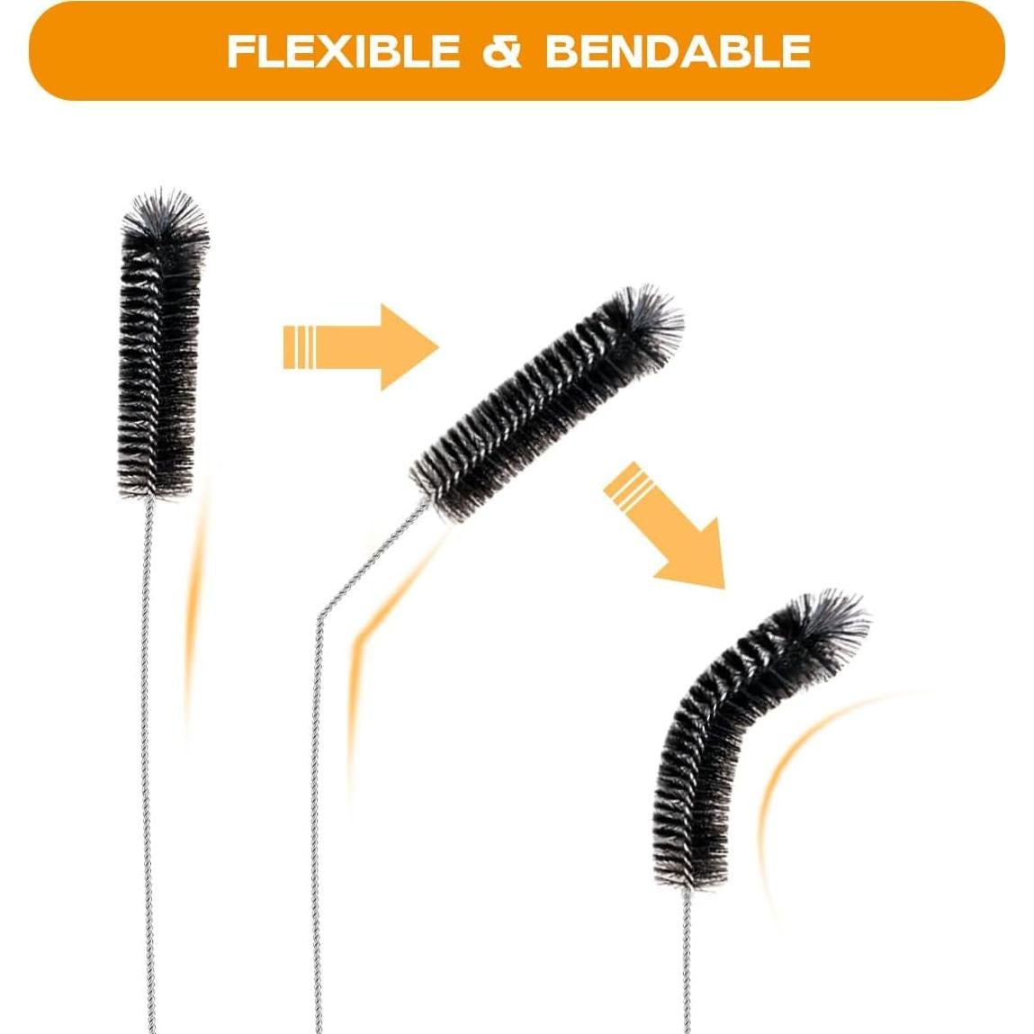 Juego de Cepillos Limpiadores de Botellas 6 Piezas 30.48 cm FAMILIA DE CEPILLOS