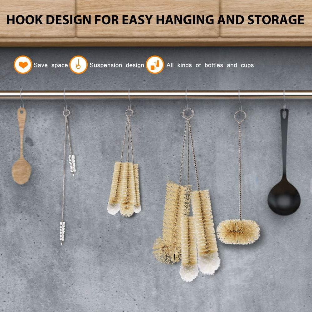 Set de Cepillos de Limpieza Masthome 9 Piezas para Botellas