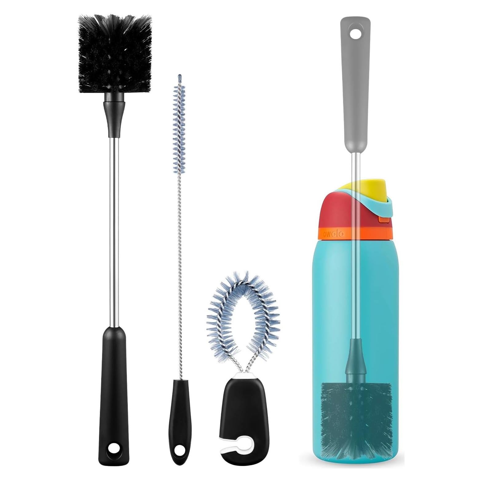 Juego de 3 Cepillos Limpiadores EasyAcc para Botellas 38.1 cm