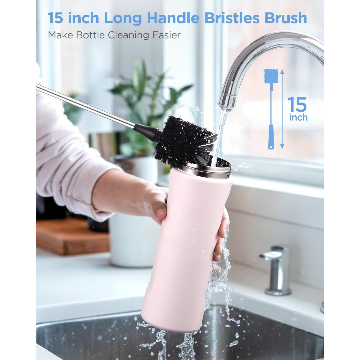 Juego de 3 Cepillos Limpiadores EasyAcc para Botellas 38.1 cm