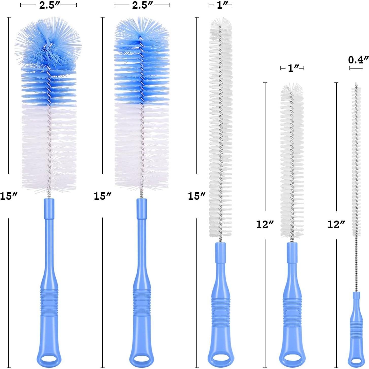 Juego de Cepillos Limpiadores de Botellas MOSOLAN 5 Piezas