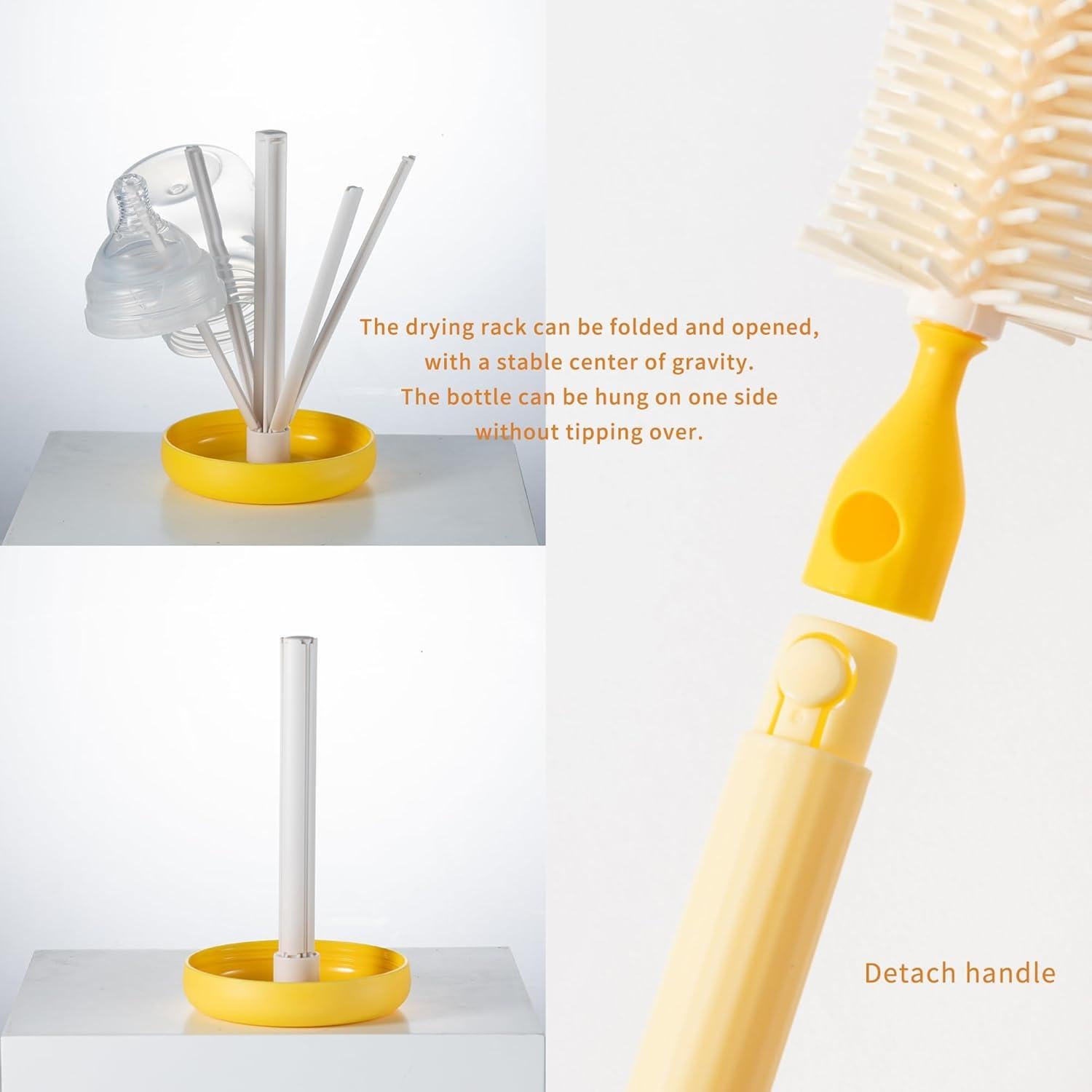 Juego de limpieza de biberones Chemimoso 5 piezas plegable