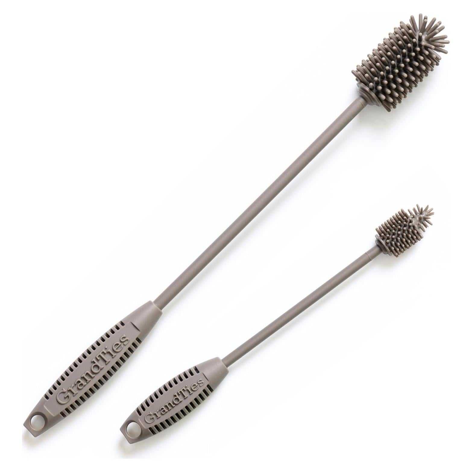 Juego de Cepillos de Limpieza de Botellas GrandTies 2 Piezas