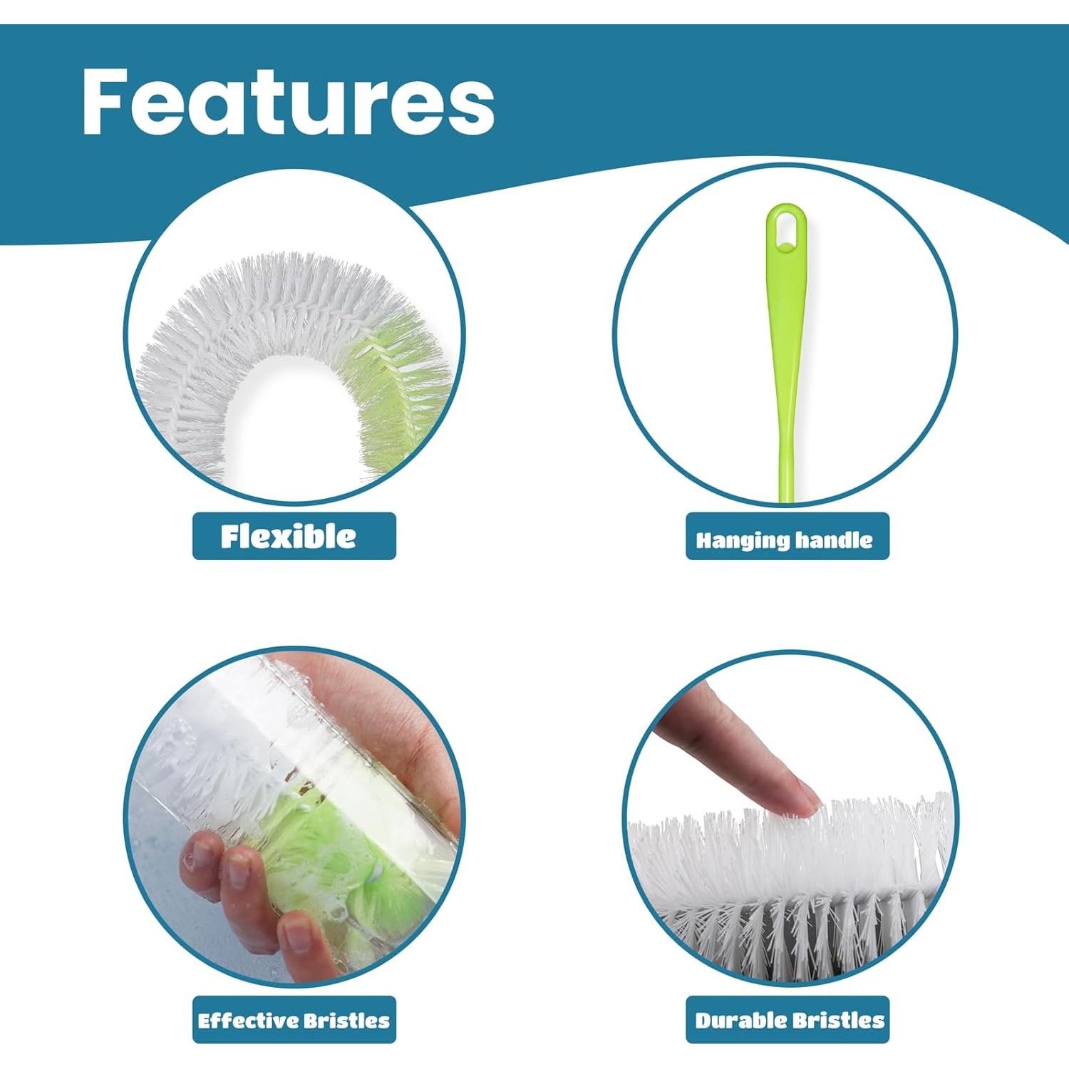 Cepillo de Limpieza para Botellas LiKee 45.72 cm Flexible