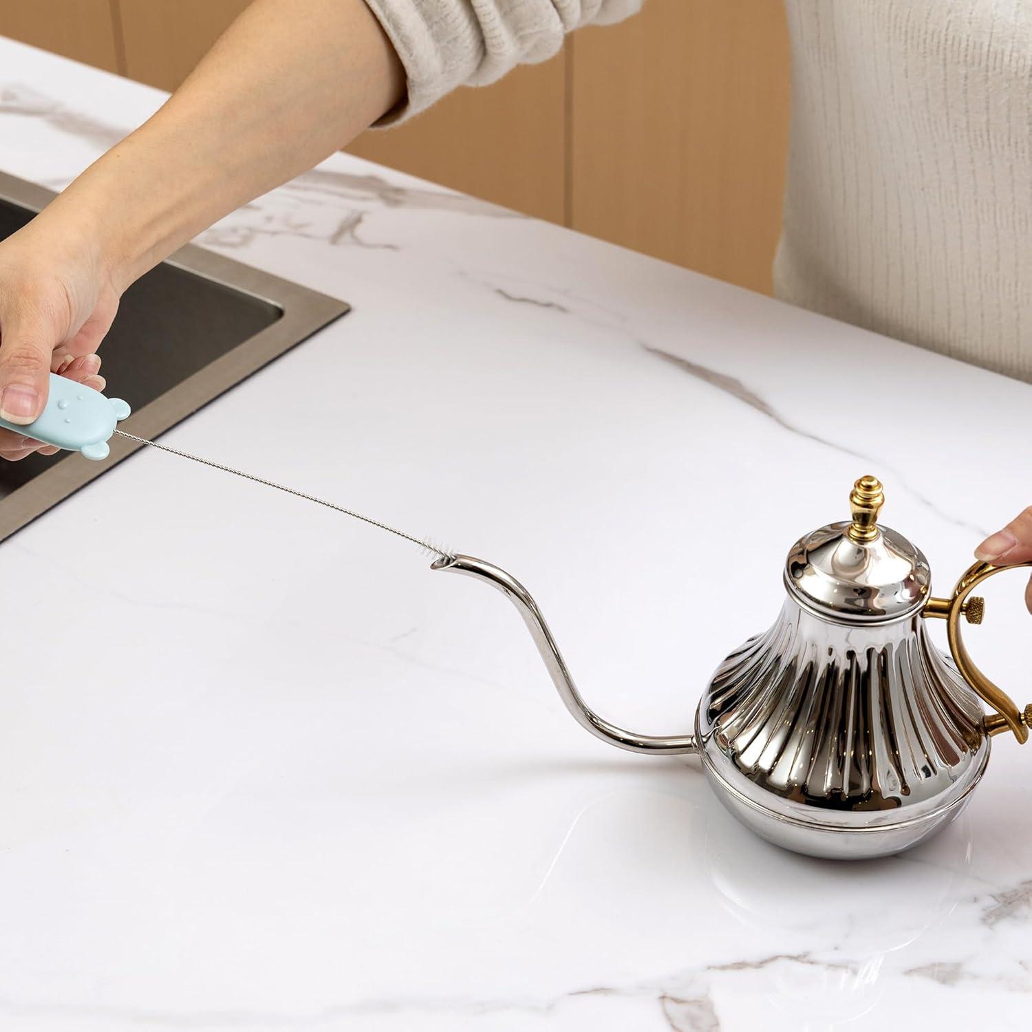 Juego de 4 Cepillos Limpiadores Chemimoso para Pajitas