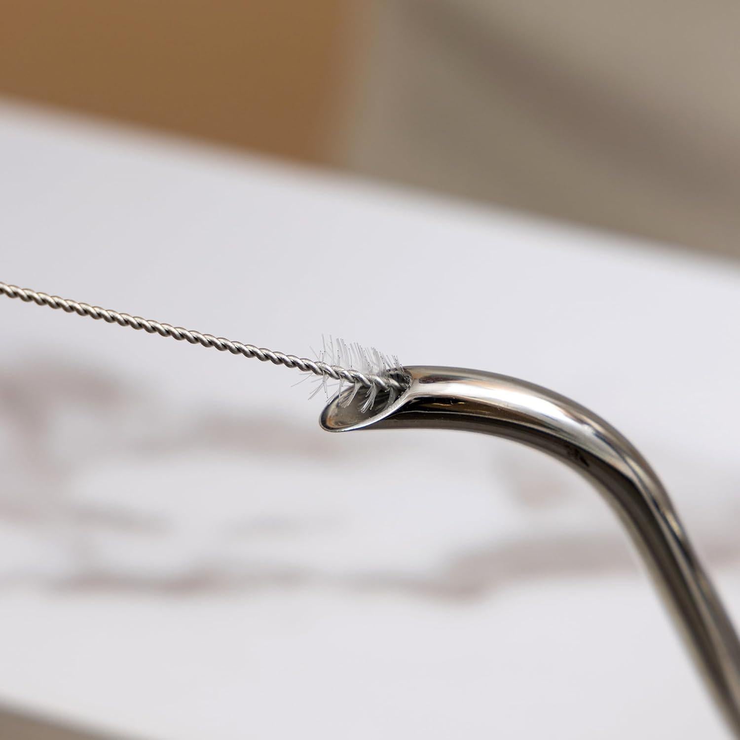 Juego de 4 Cepillos Limpiadores Chemimoso para Pajitas