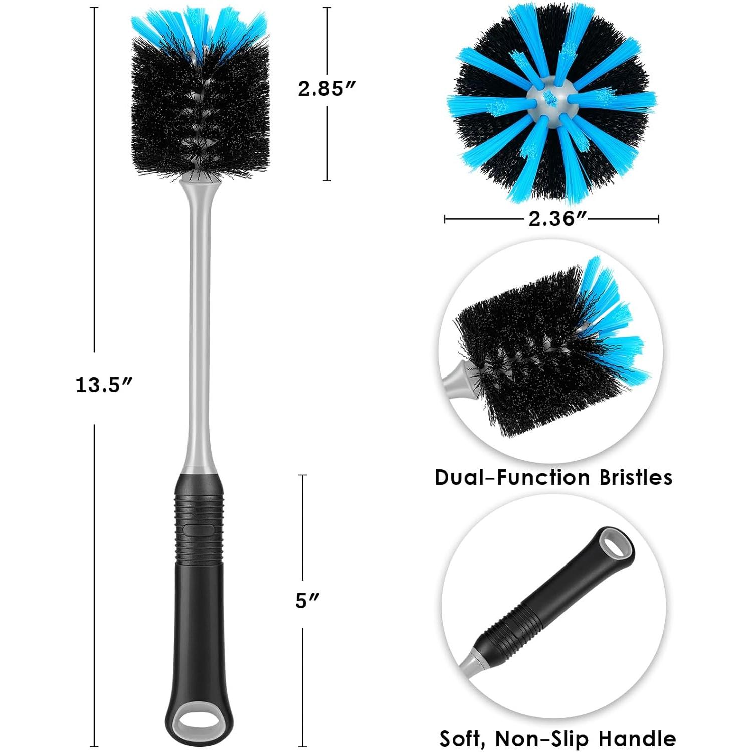 Cepillo de Limpieza para Botellas MOSOLAN 34.3 cm 2 Piezas