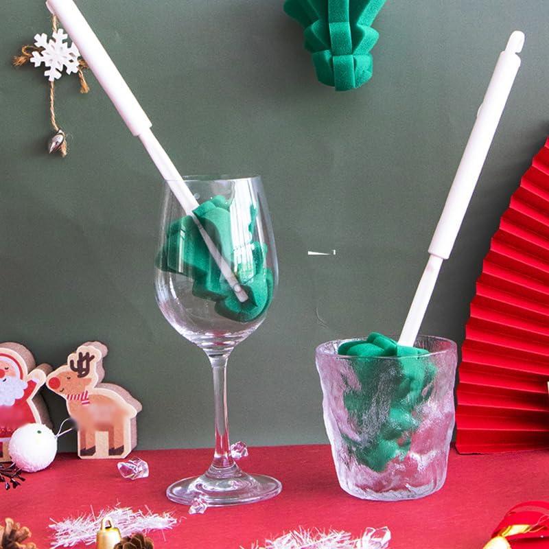 Juego de Cepillos de Esponja Foshine para Botellas 2 Piezas