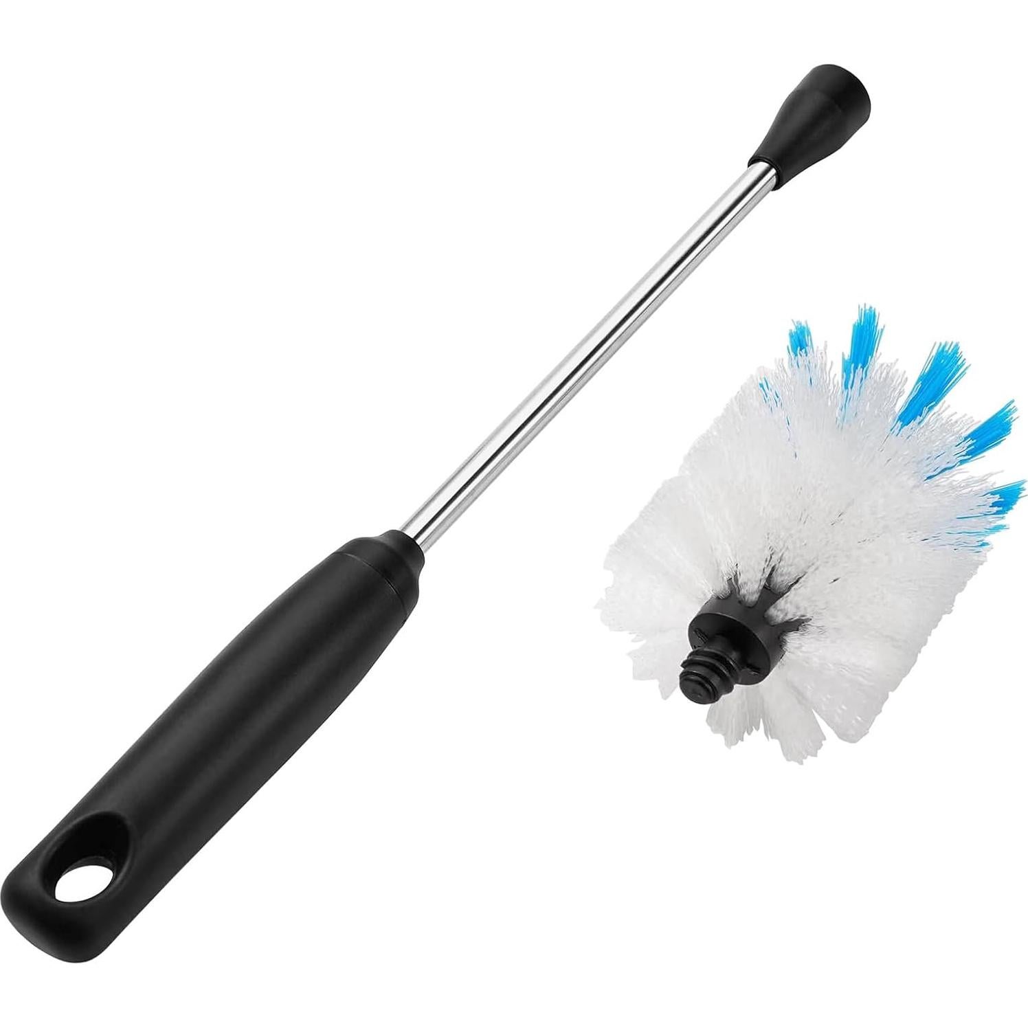 Cepillo de Botellas MOSOLAN 38 cm Paquete de 2 Acero Inoxidable